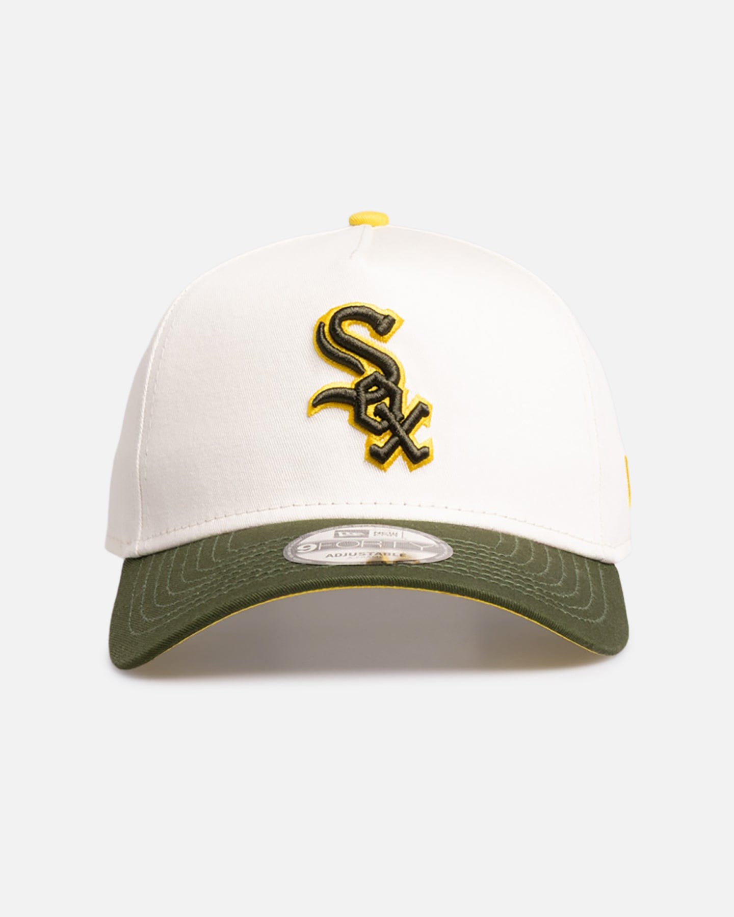 New Era Chicago White Sox Chrome Rig 9FORTY A - Frame Snapback White/Yellow