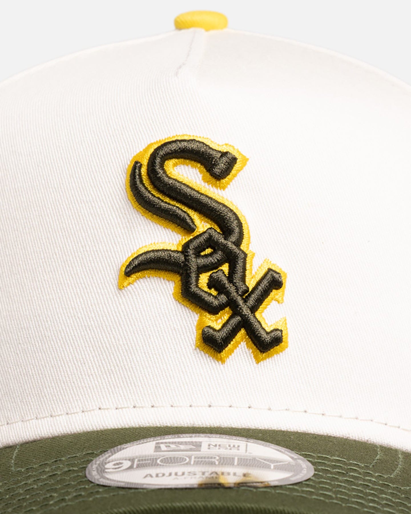New Era Chicago White Sox Chrome Rig 9FORTY A - Frame Snapback White/Yellow