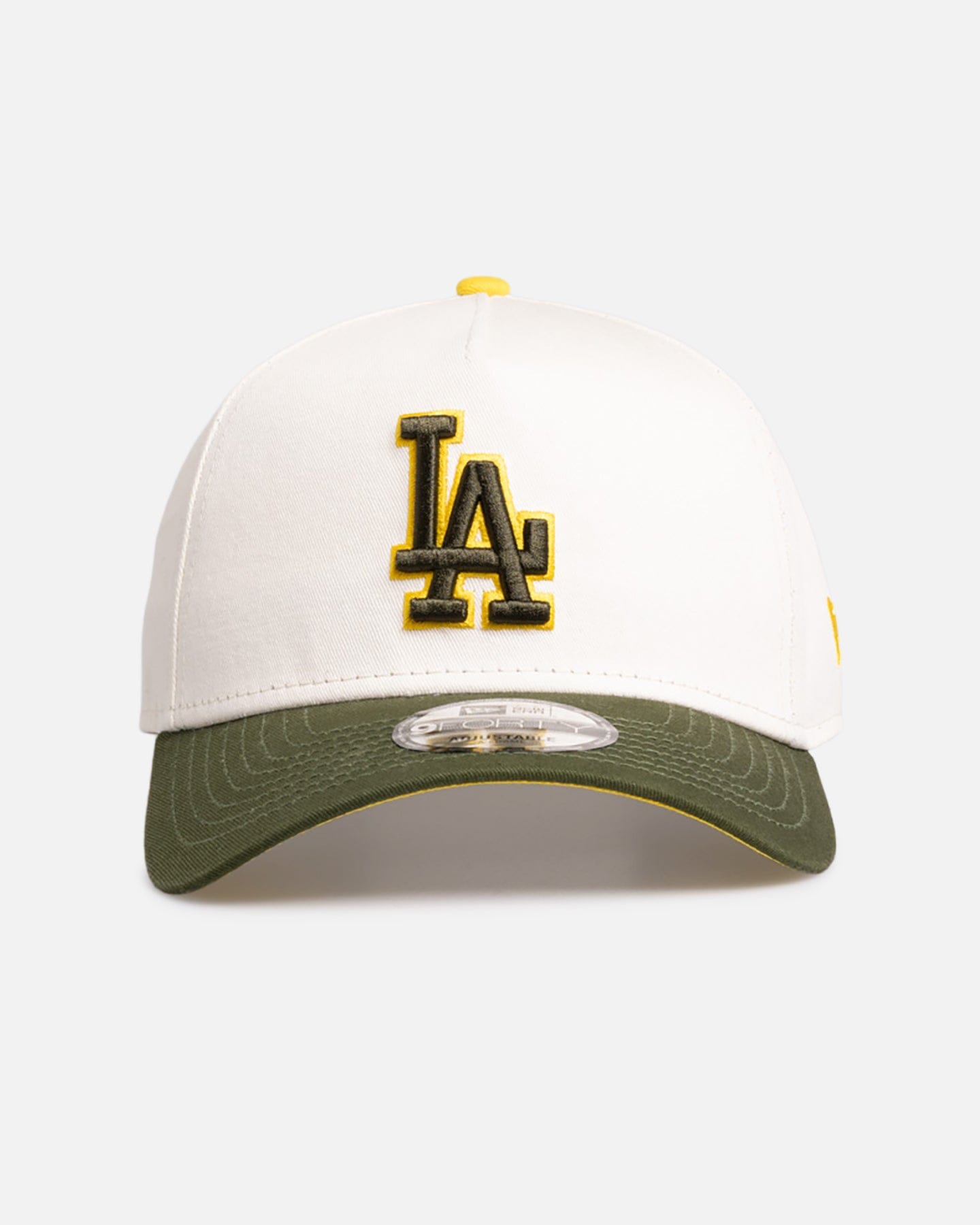 New Era Los Angeles Dodgers Chrome Rig 9FORTY A - Frame Snapback White/Yellow