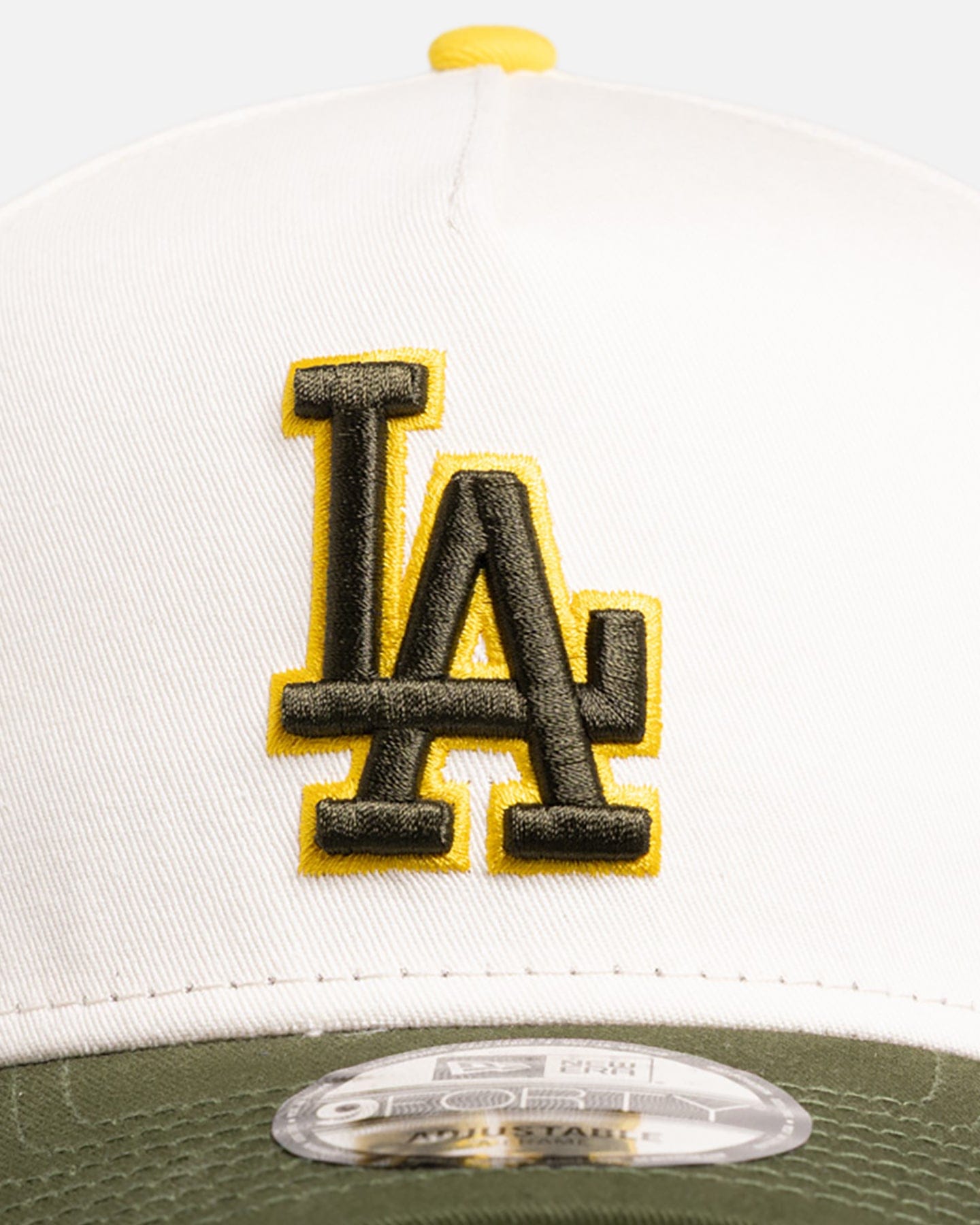 New Era Los Angeles Dodgers Chrome Rig 9FORTY A - Frame Snapback White/Yellow