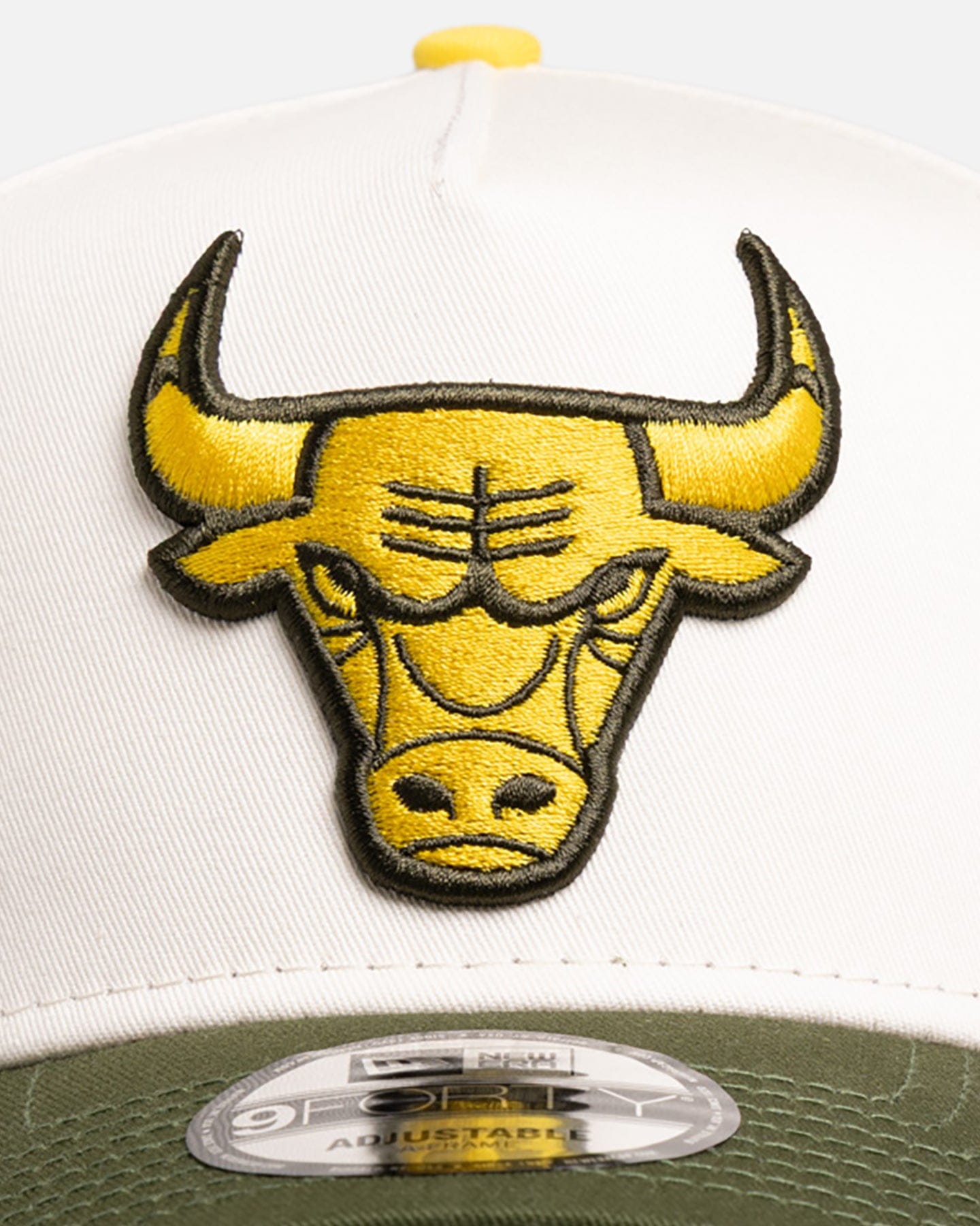 New Era Chicago Bulls Chrome Rig 9FORTY A - Frame Snapback White/Yellow