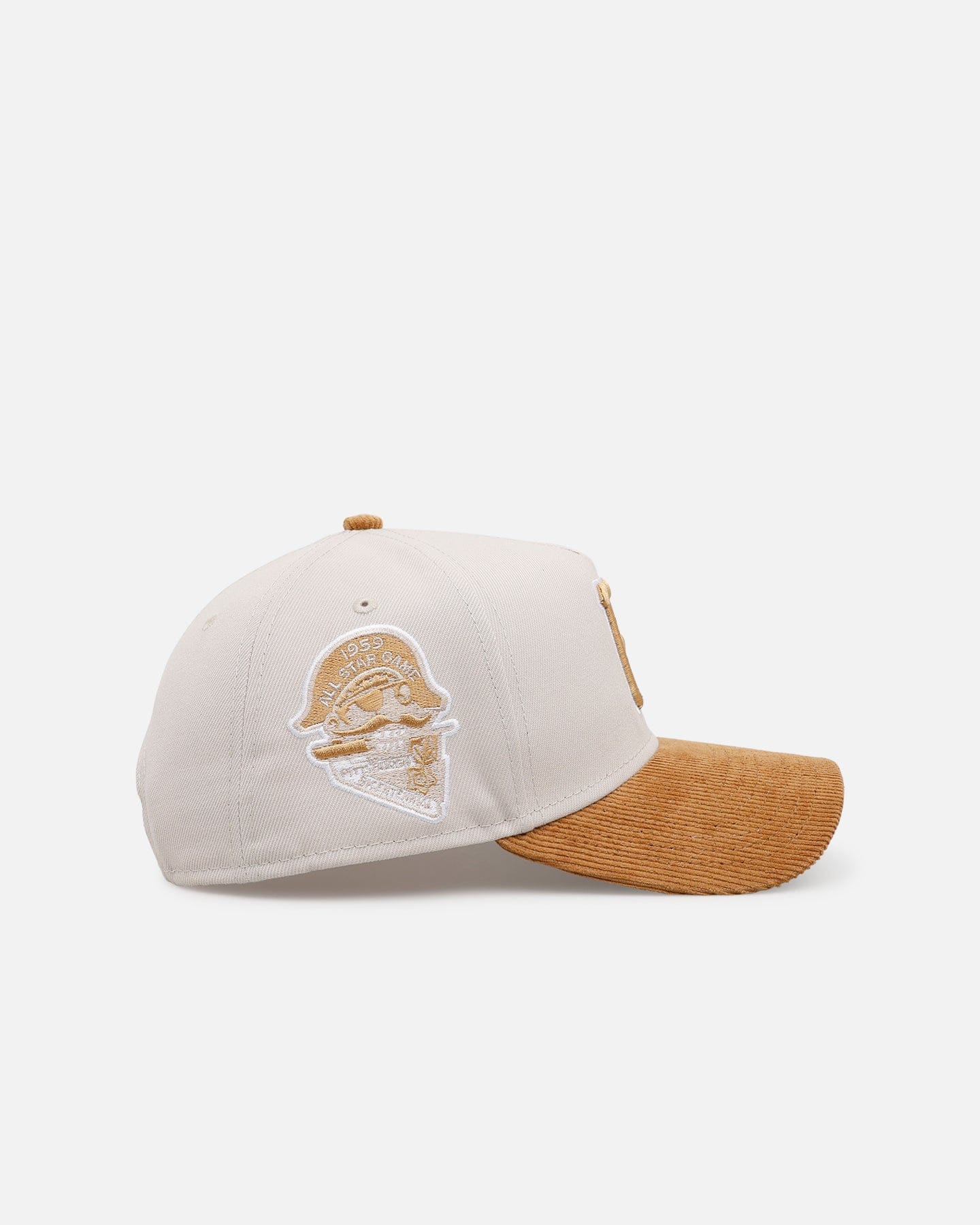 New Era Pittsburgh Pirates Honey Pot 9FORTY A - Frame Snapback Stone/Wheat