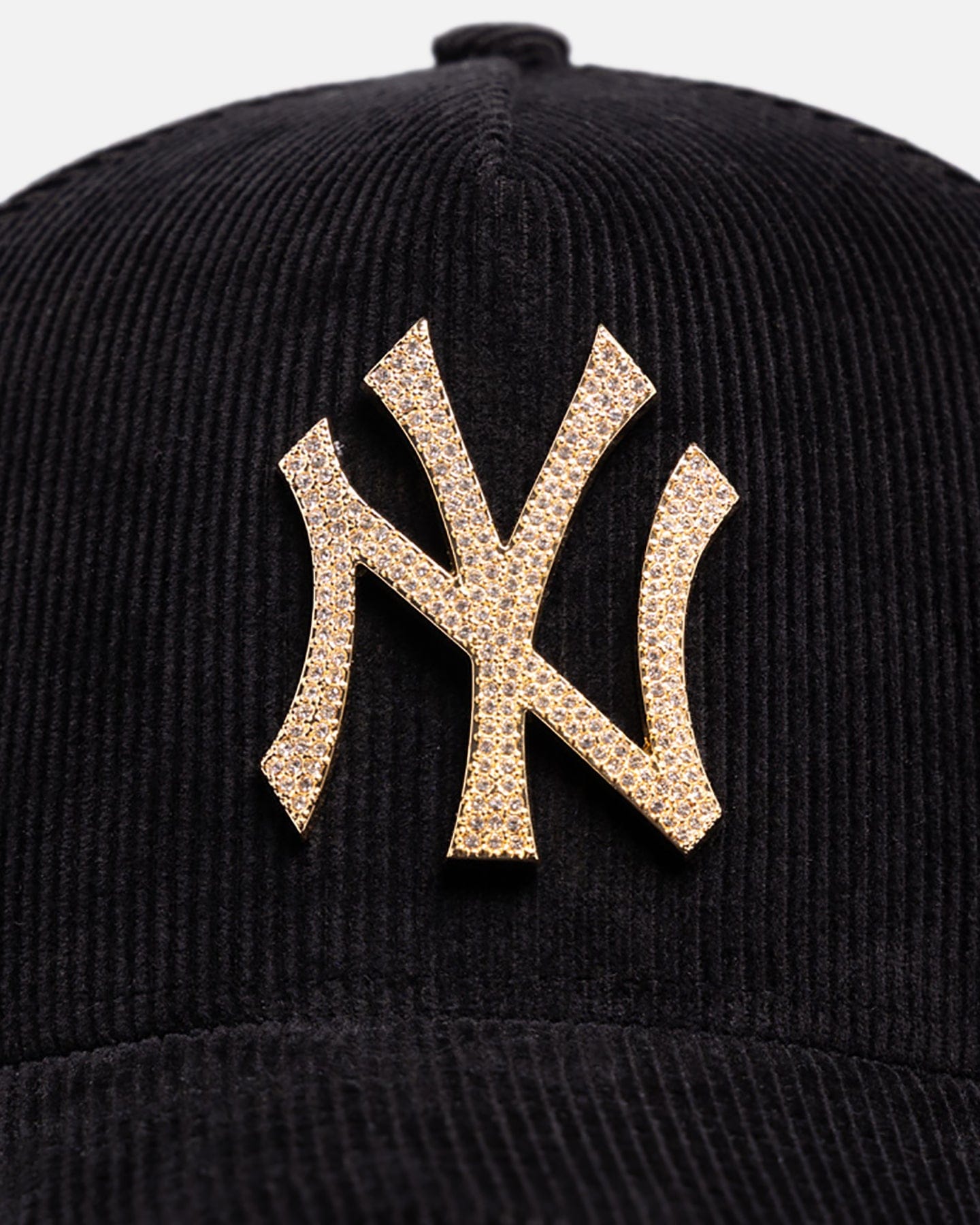 New Era New York Yankees Diamontee Cord 9FORTY A - Frame Snapback Black Cord