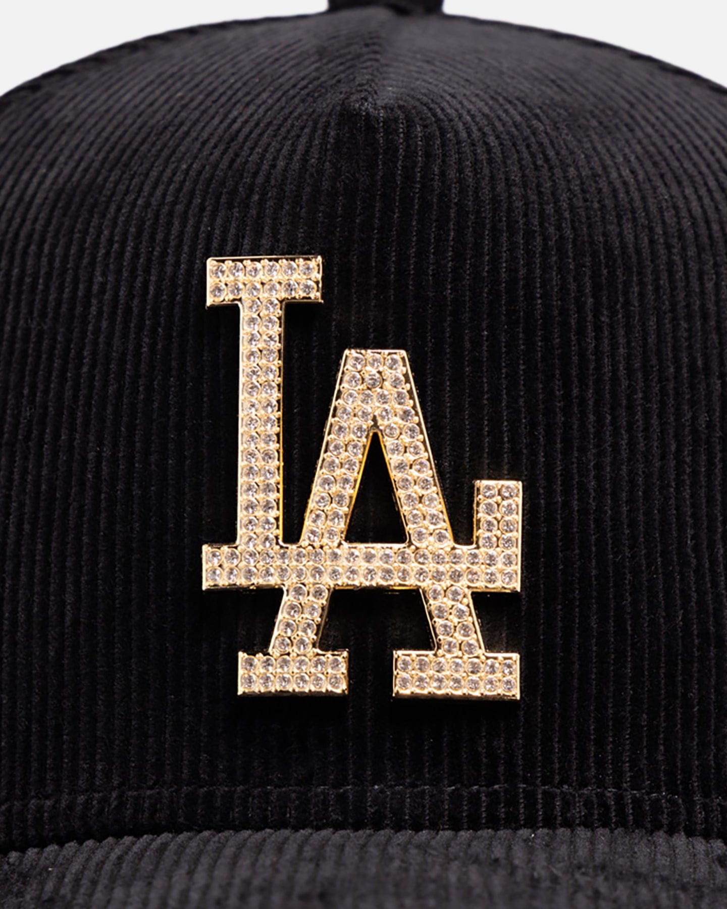 New Era Los Angeles Dodgers Diamontee Cord 9FORTY A - Frame Snapback Black Cord