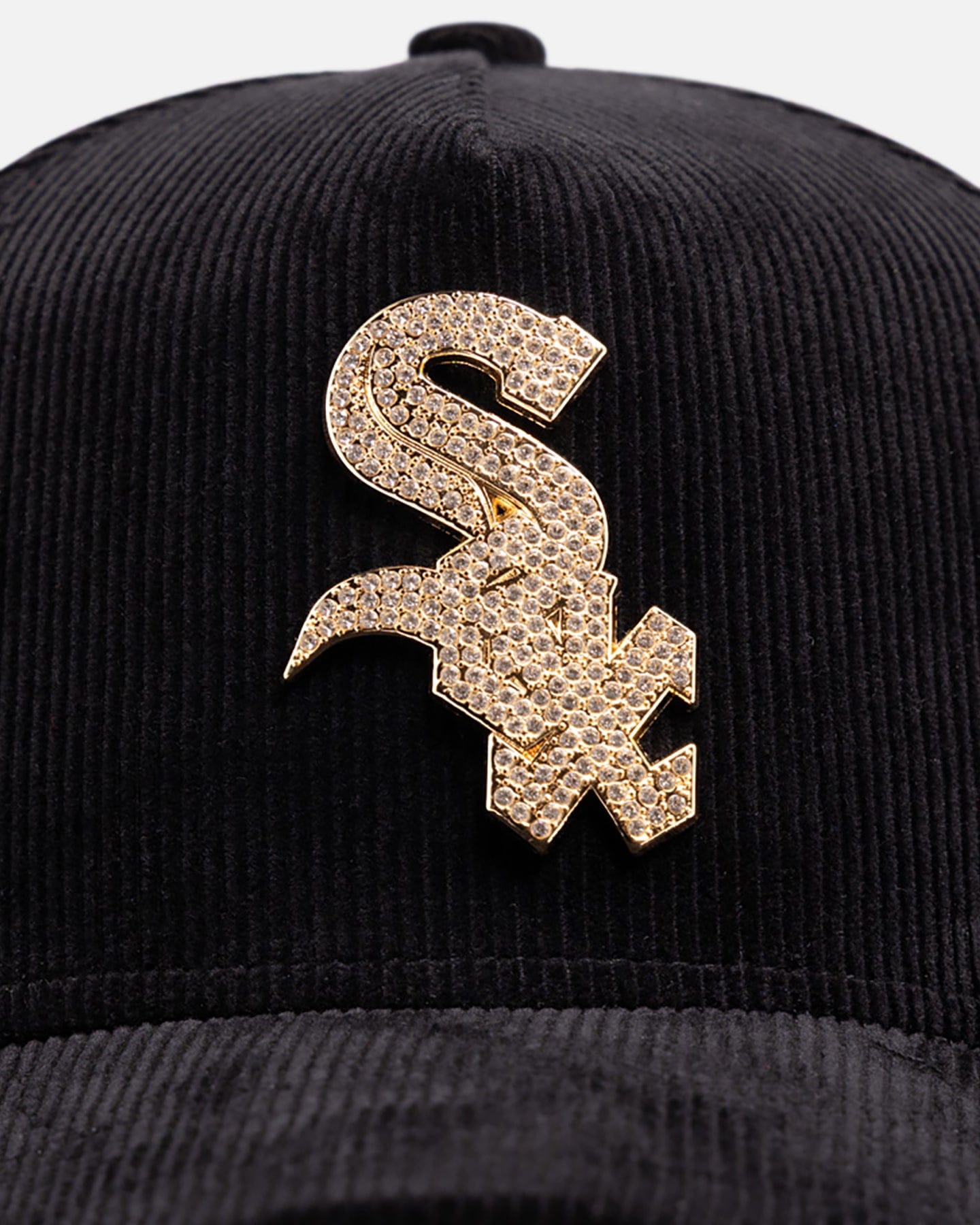 New Era Chicago White Sox Diamontee Cord 9FORTY A - Frame Snapback Black Cord