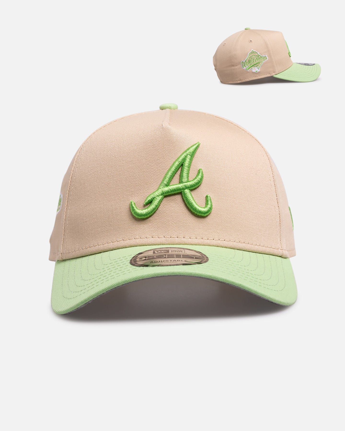 New Era Atlanta Braves Pastel 9FORTY A - Frame Snapback Pastel Green