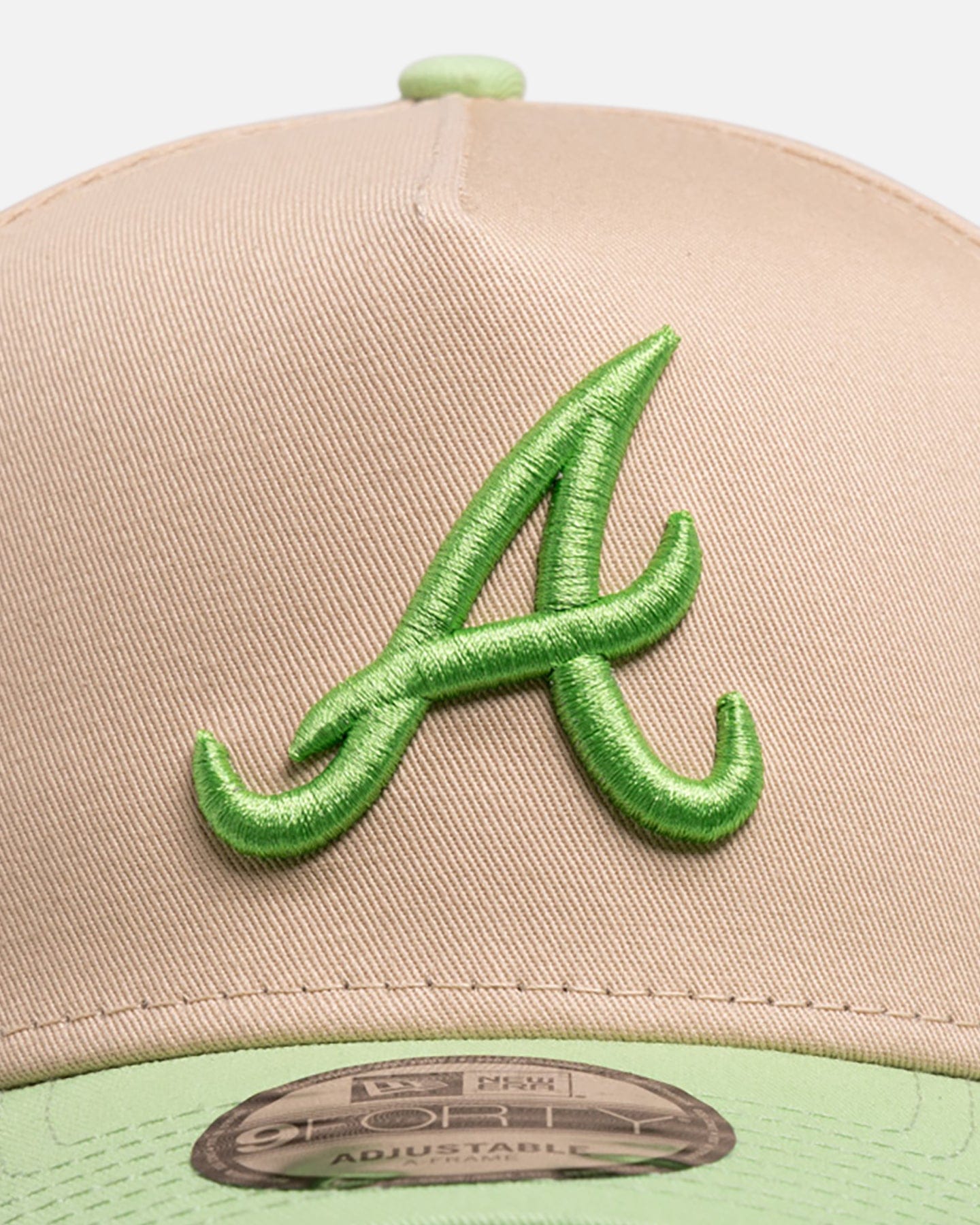 New Era Atlanta Braves Pastel 9FORTY A - Frame Snapback Pastel Green