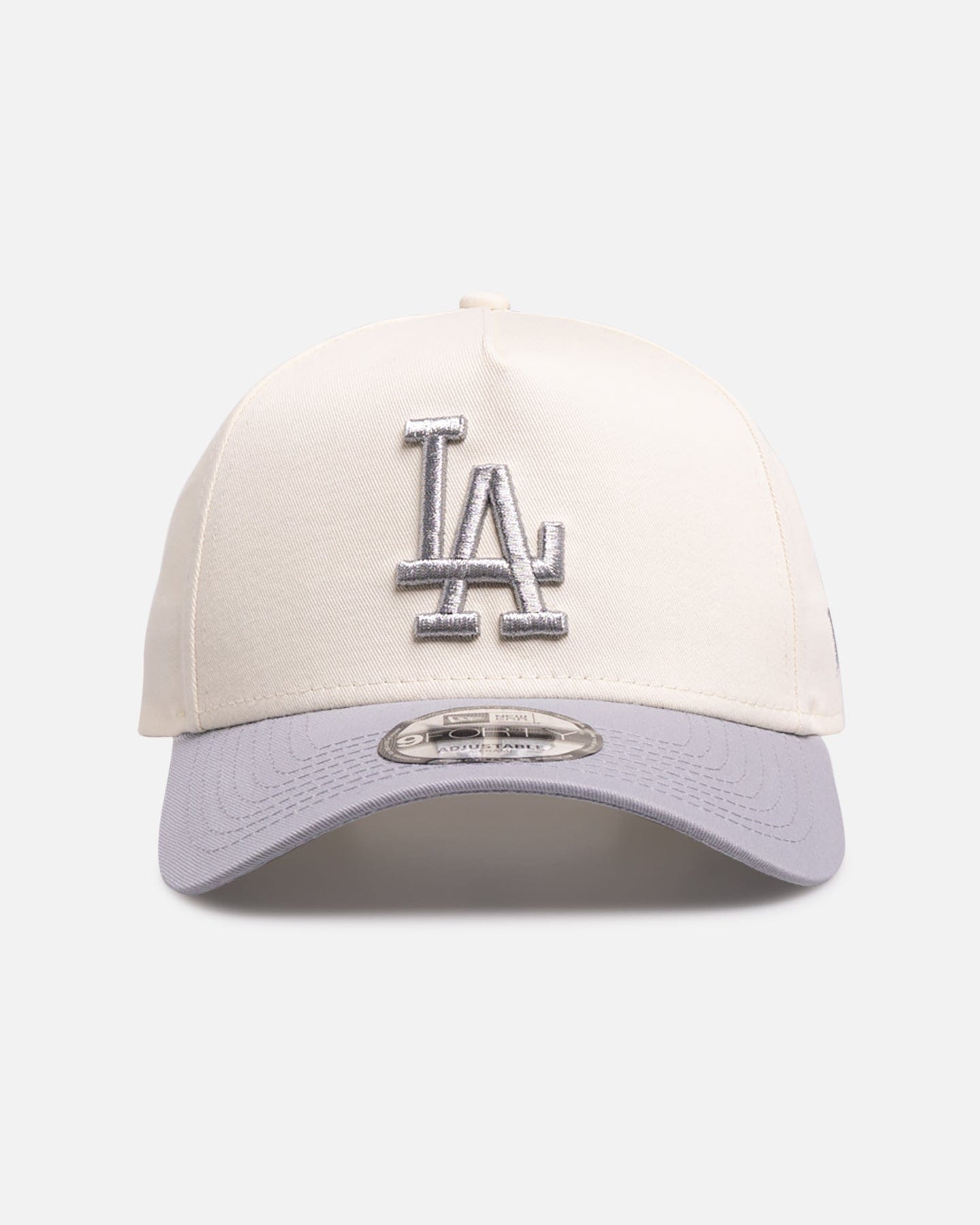 New Era Chicago Bulls Chrome Grey 9FORTY A - Frame Snapback White/Silver