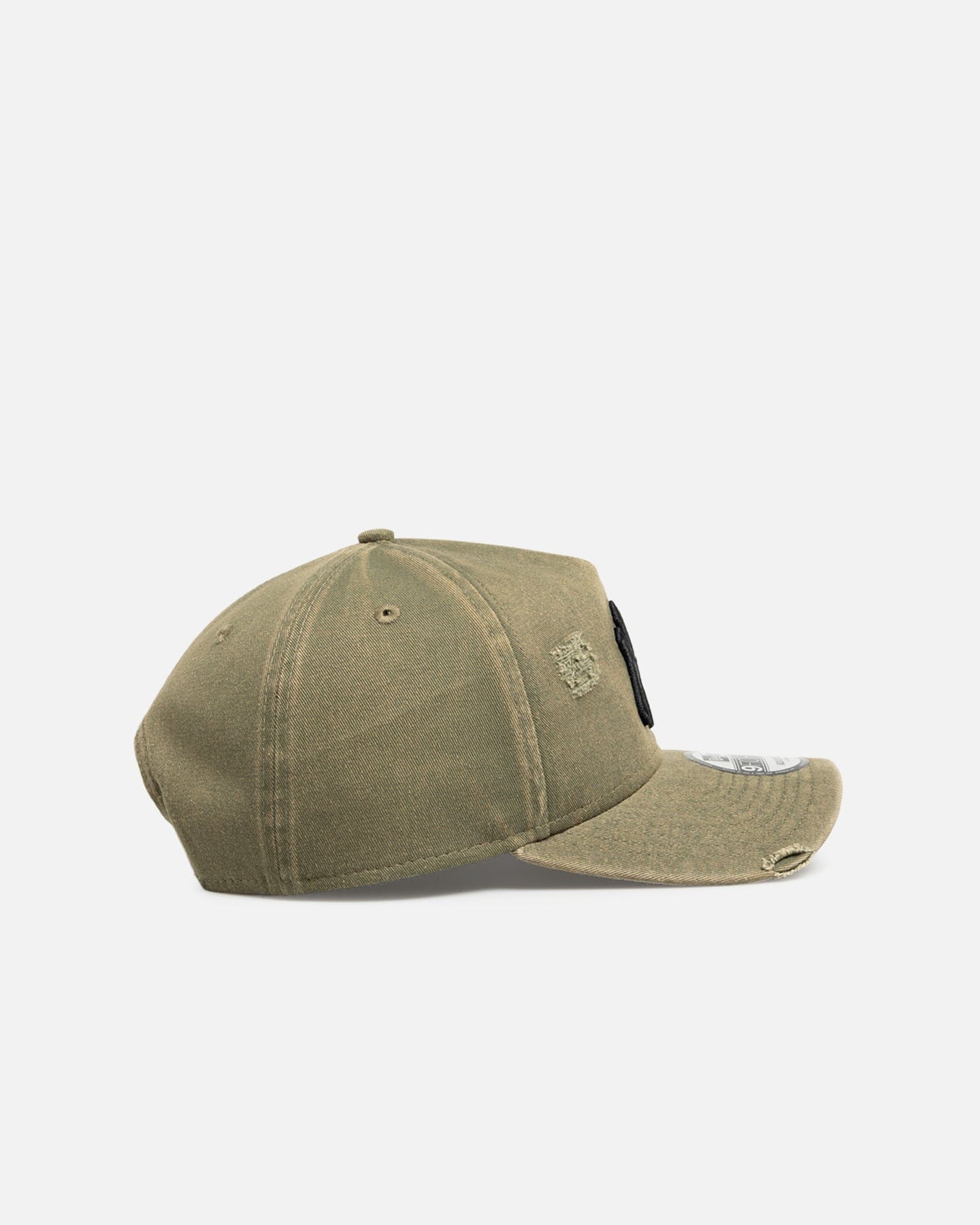 New Era New York Yankees Distressed Olive 9FORTY A - Frame Snapback Olive