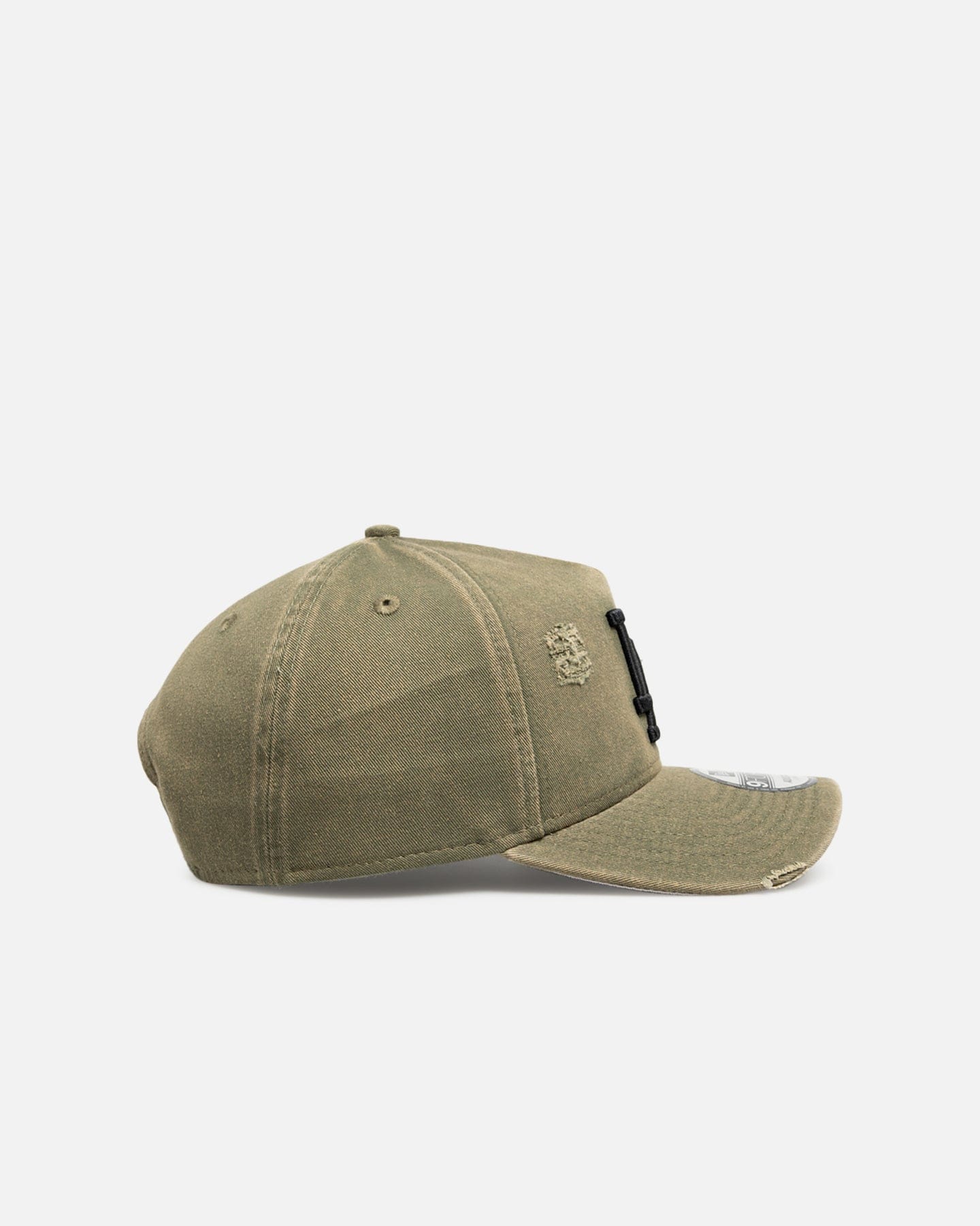 New Era Los Angeles Dodgers Distressed Olive 9FORTY A - Frame Snapback Olive