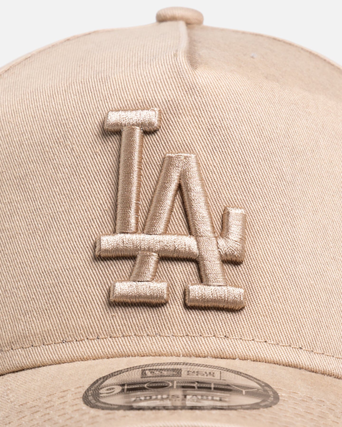 New Era Los Angeles Dodgers Dirty Wash 9FORTY A - Frame Snapback Camel