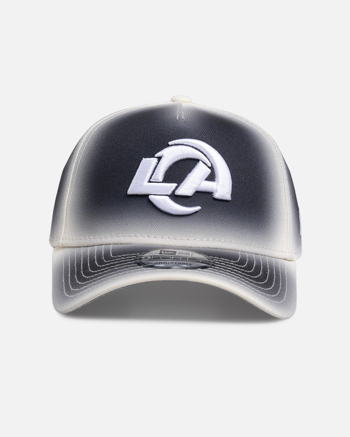 New Era Los Angeles Rams Gradient Edge Reverse 9FORTY A - Frame Snapback Black/White