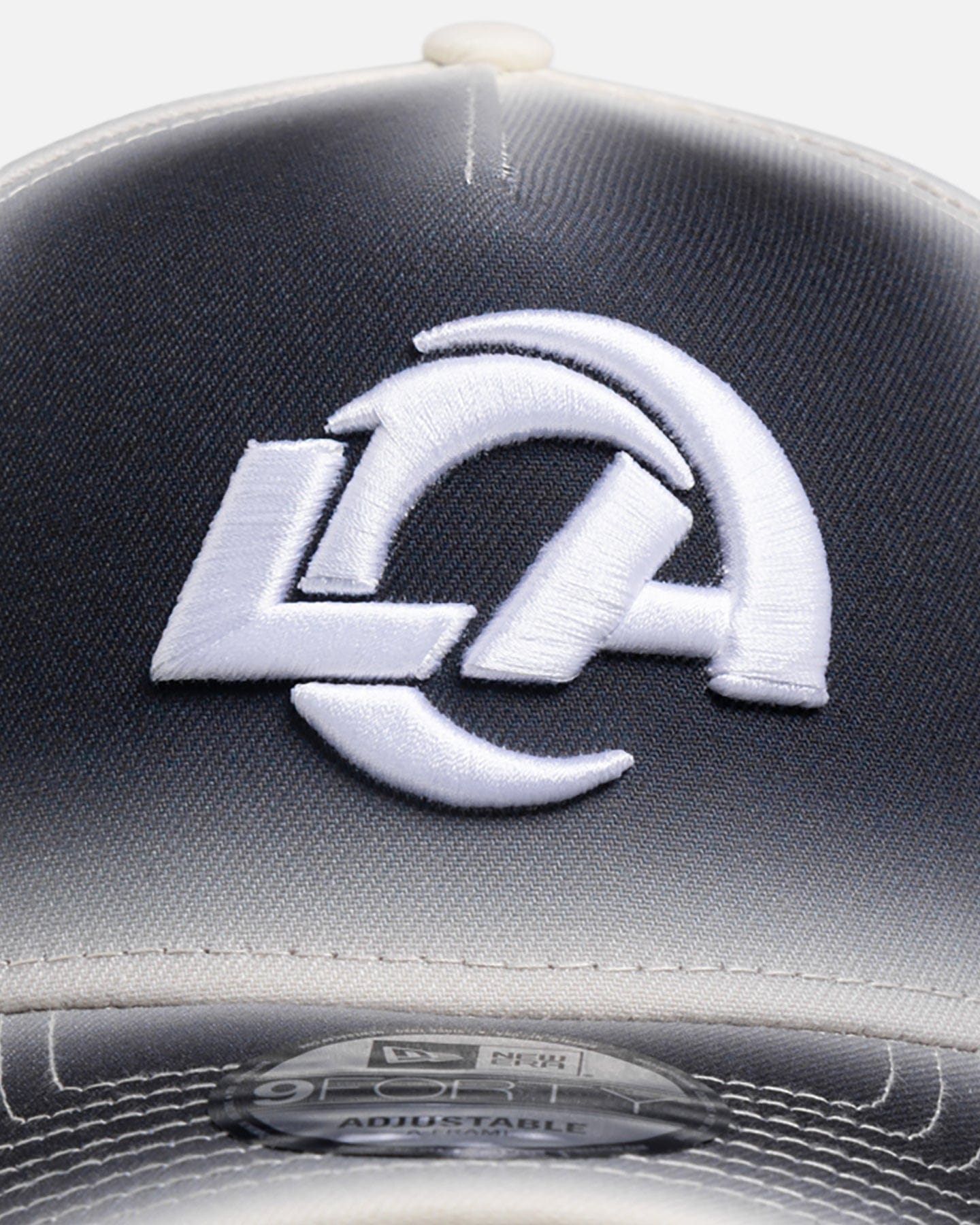 New Era Los Angeles Rams Gradient Edge Reverse 9FORTY A - Frame Snapback Black/White