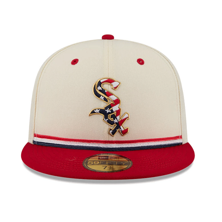 NEW ERA 59FIFTY 2026 MLB 4TH OF JULY CHICAGO WHITE SOX 250TH ANNIVERSARY PATCH HAT
