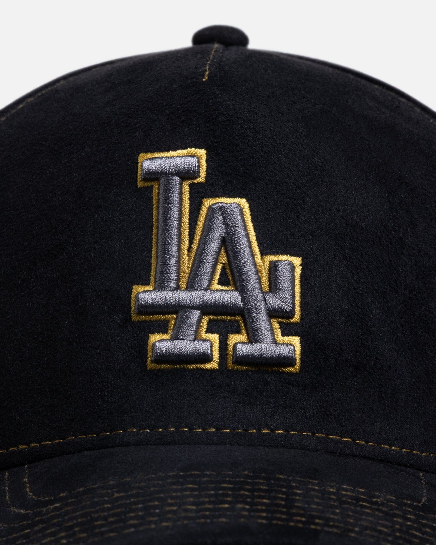 New Era Los Angeles Dodgers Statement Suede 10 Year Anniversary 9FORTY A - Frame Snapback Black Suede
