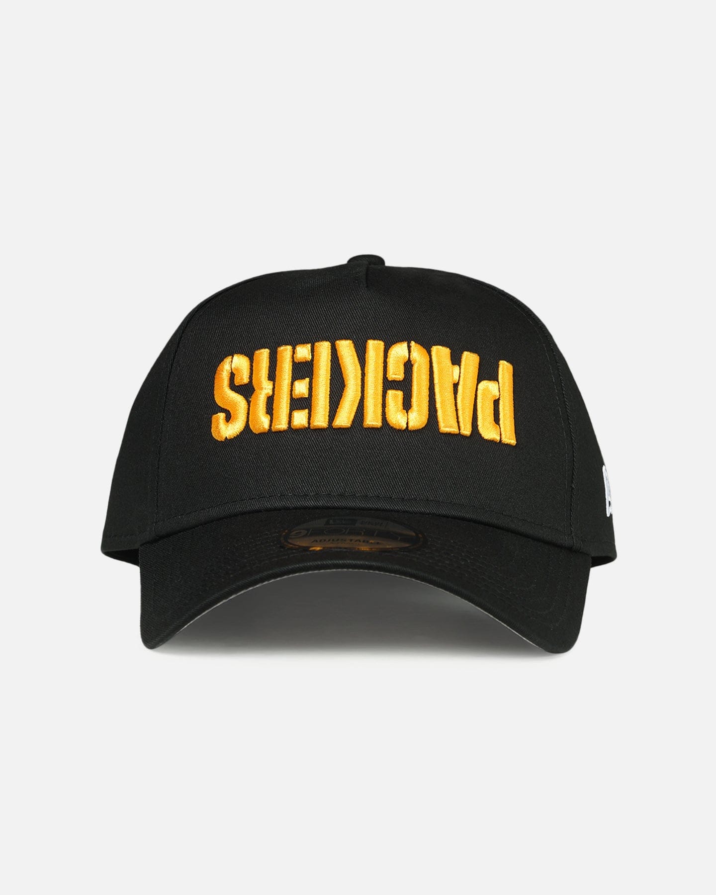New Era Green Bay Packers Upside Down Logo 9FORTY A - Frame Snapback Black