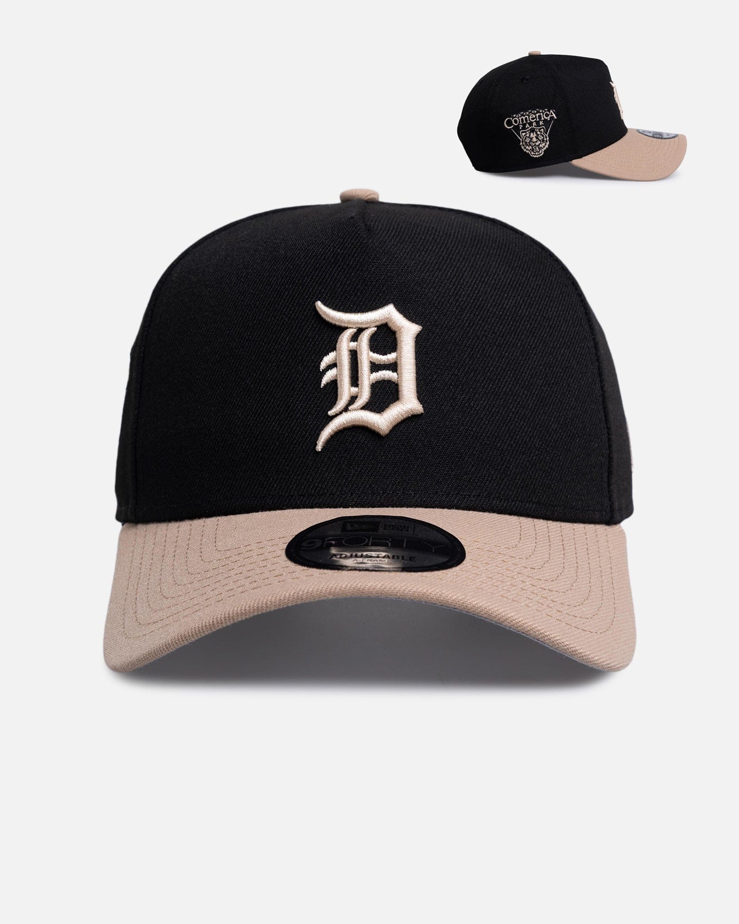 New Era Detroit Tigers Black Camel 9FORTY A - Frame Snapback Black/Camel