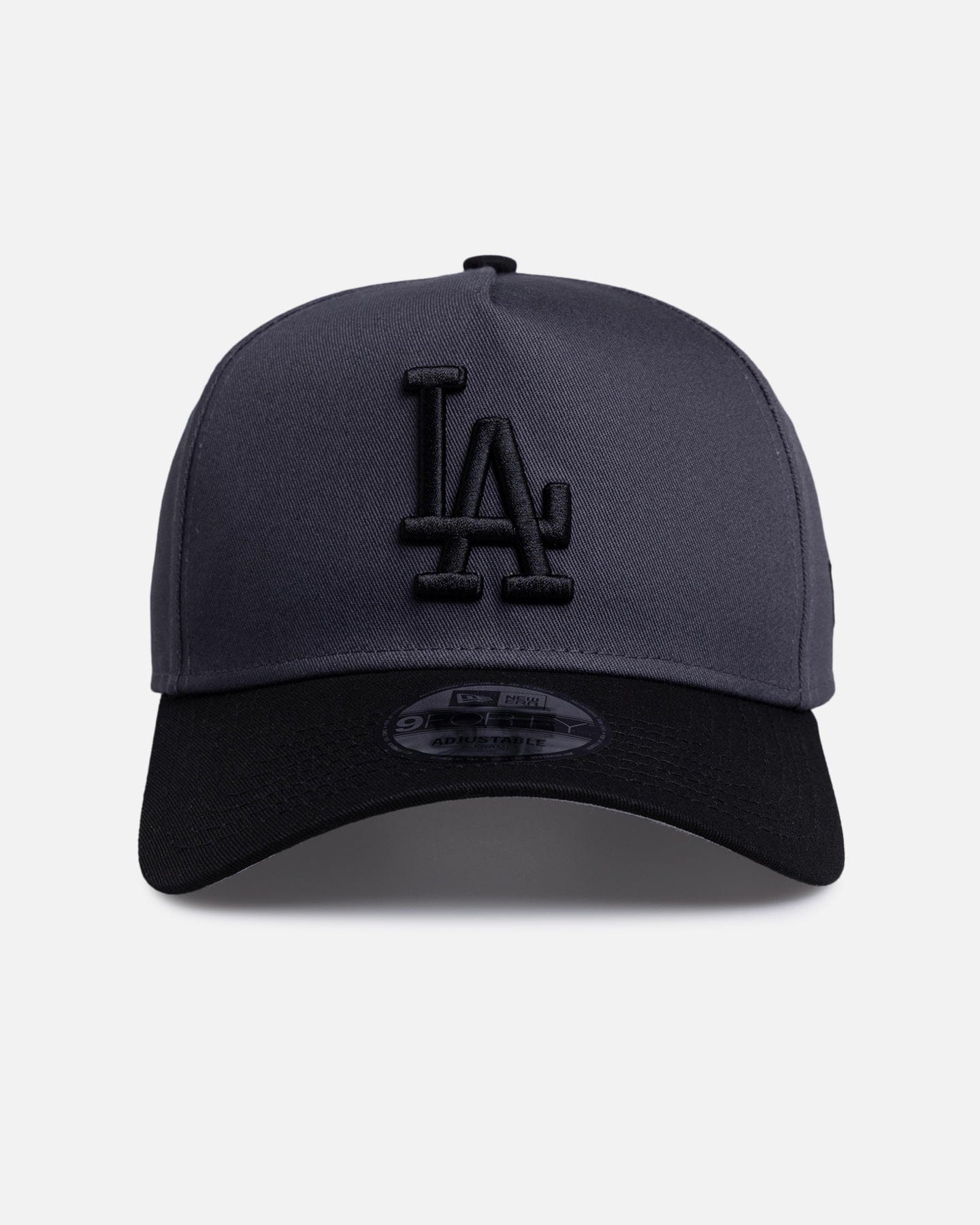 New Era Los Angeles Dodgers Graphite Black 9FORTY A - Frame Snapback Black/Grey