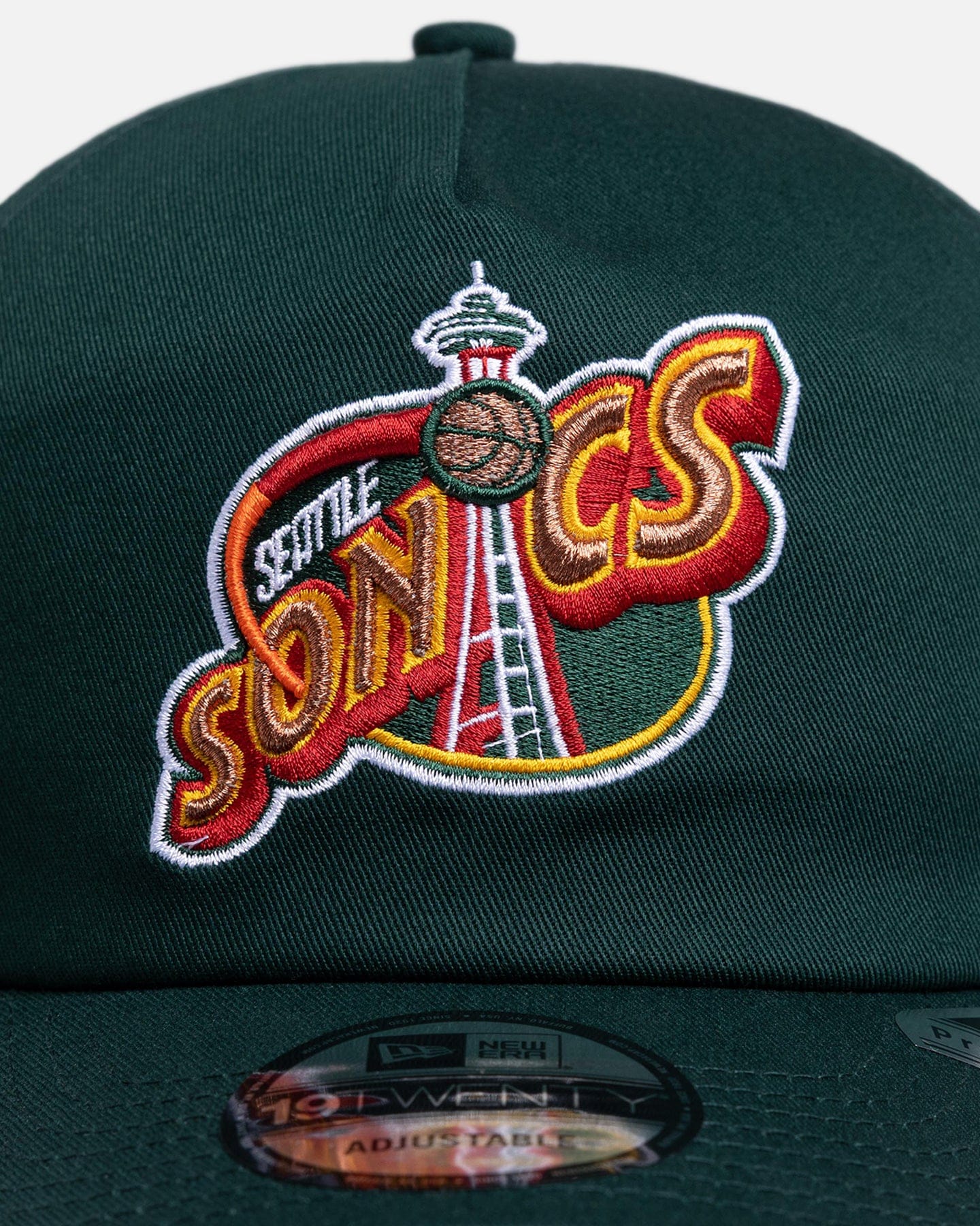 New Era Seattle SuperSonics Dark Green 19TWENTY Snapback Dark Green