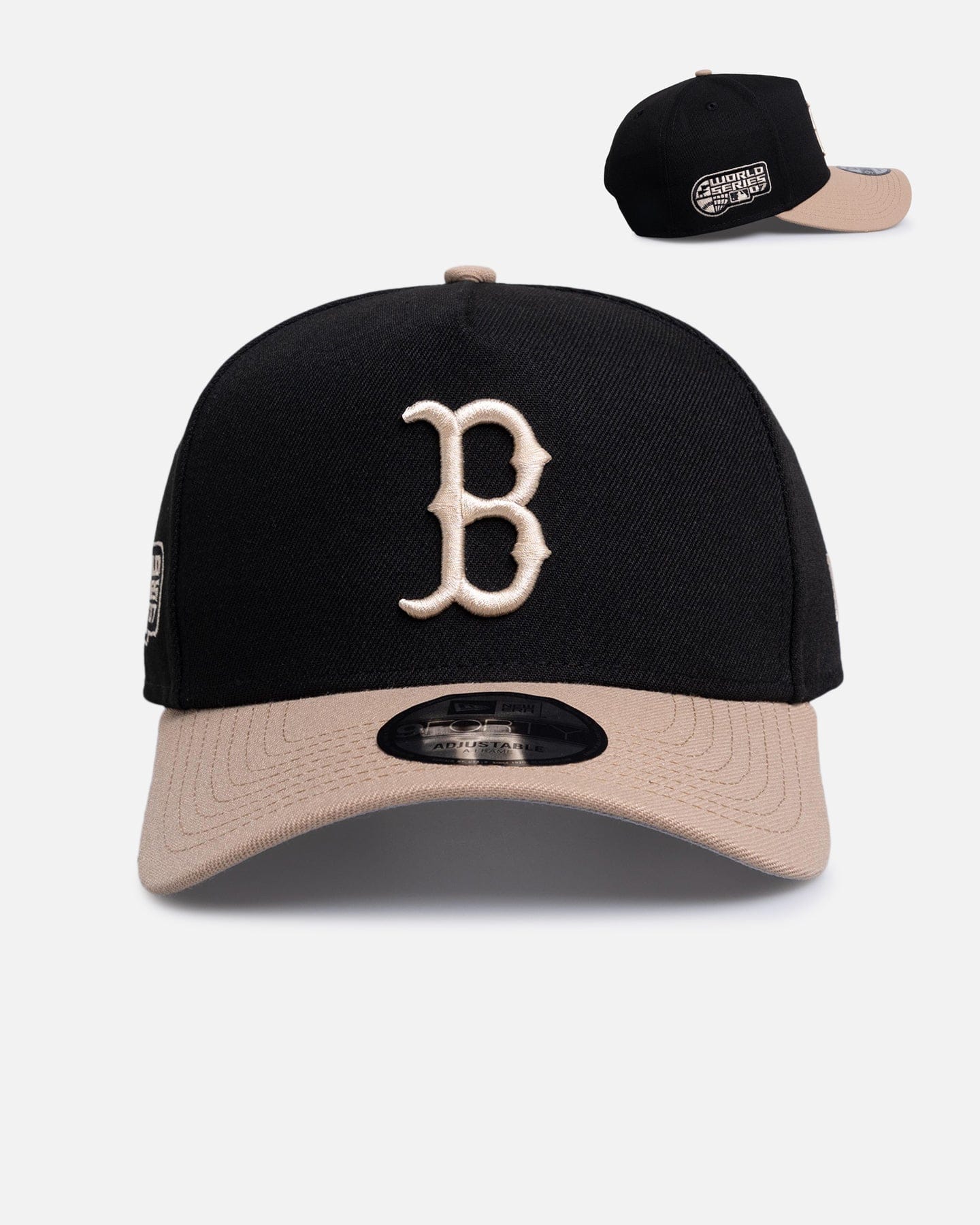 New Era Boston Red Sox Black Camel 9FORTY A - Frame Snapback Black/Camel