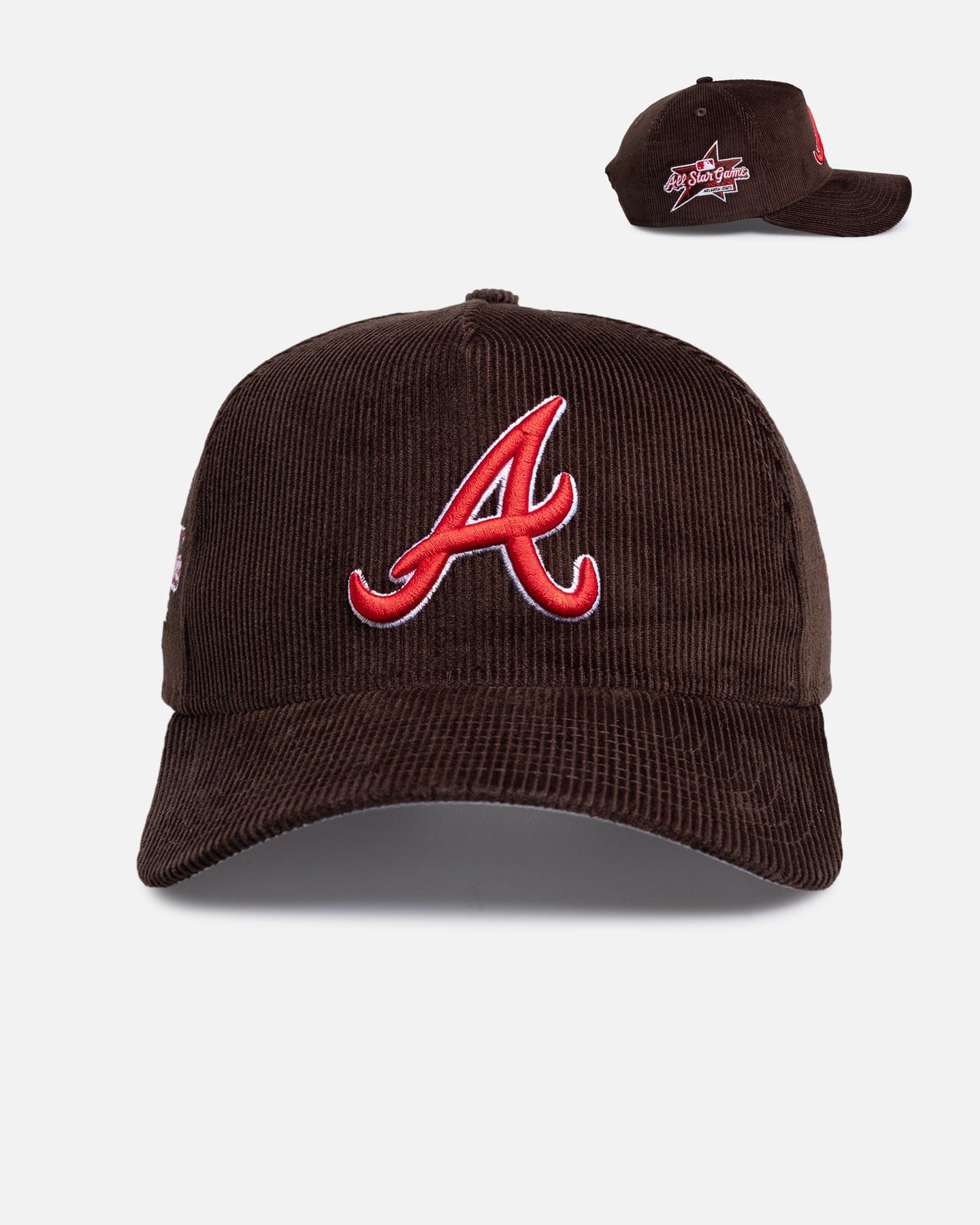 New Era Atlanta Braves Walnut Cord 9FORTY A - Frame Snapback Walnut