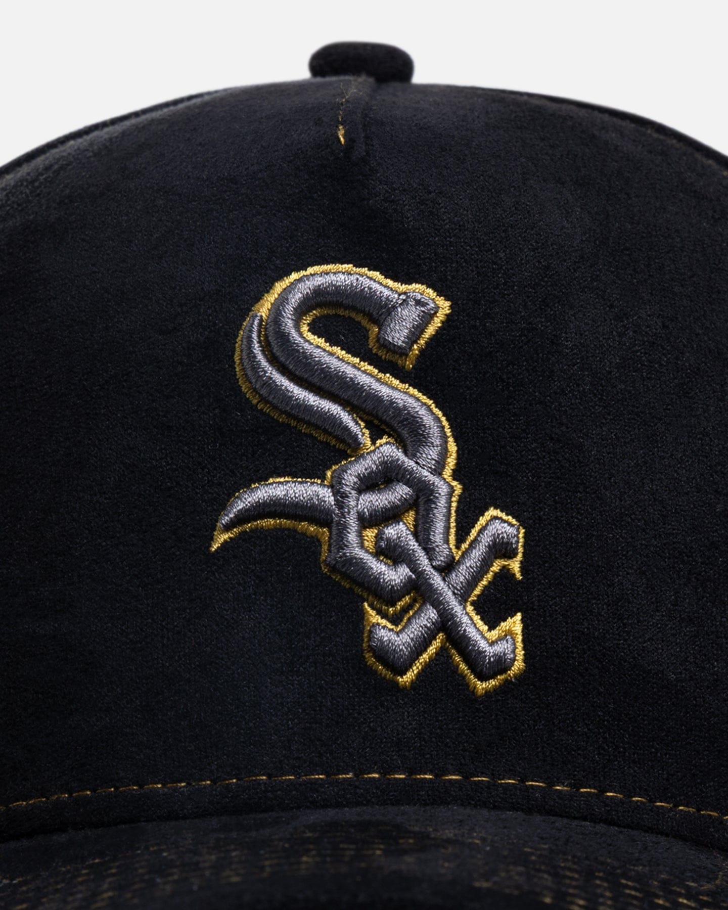 New Era Chicago White Sox Statement Suede 10 Year Anniversary 9FORTY A - Frame Snapback Black Suede