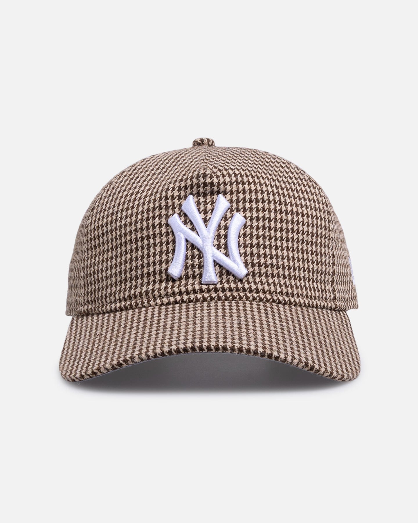 New Era New York Yankees Houndstooth 9FORTY A - Frame Unstructured Strapback Brown