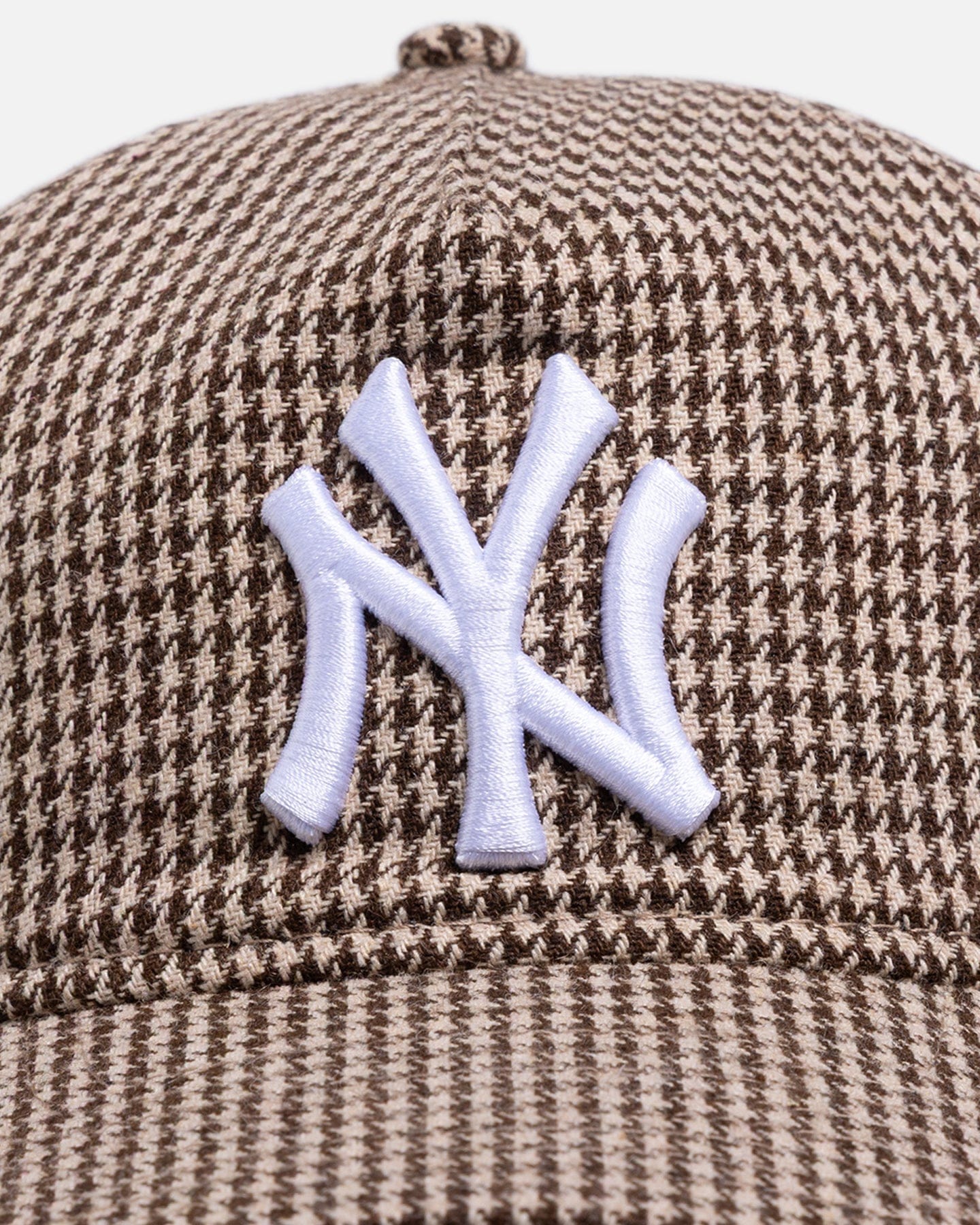 New Era New York Yankees Houndstooth 9FORTY A - Frame Unstructured Strapback Brown