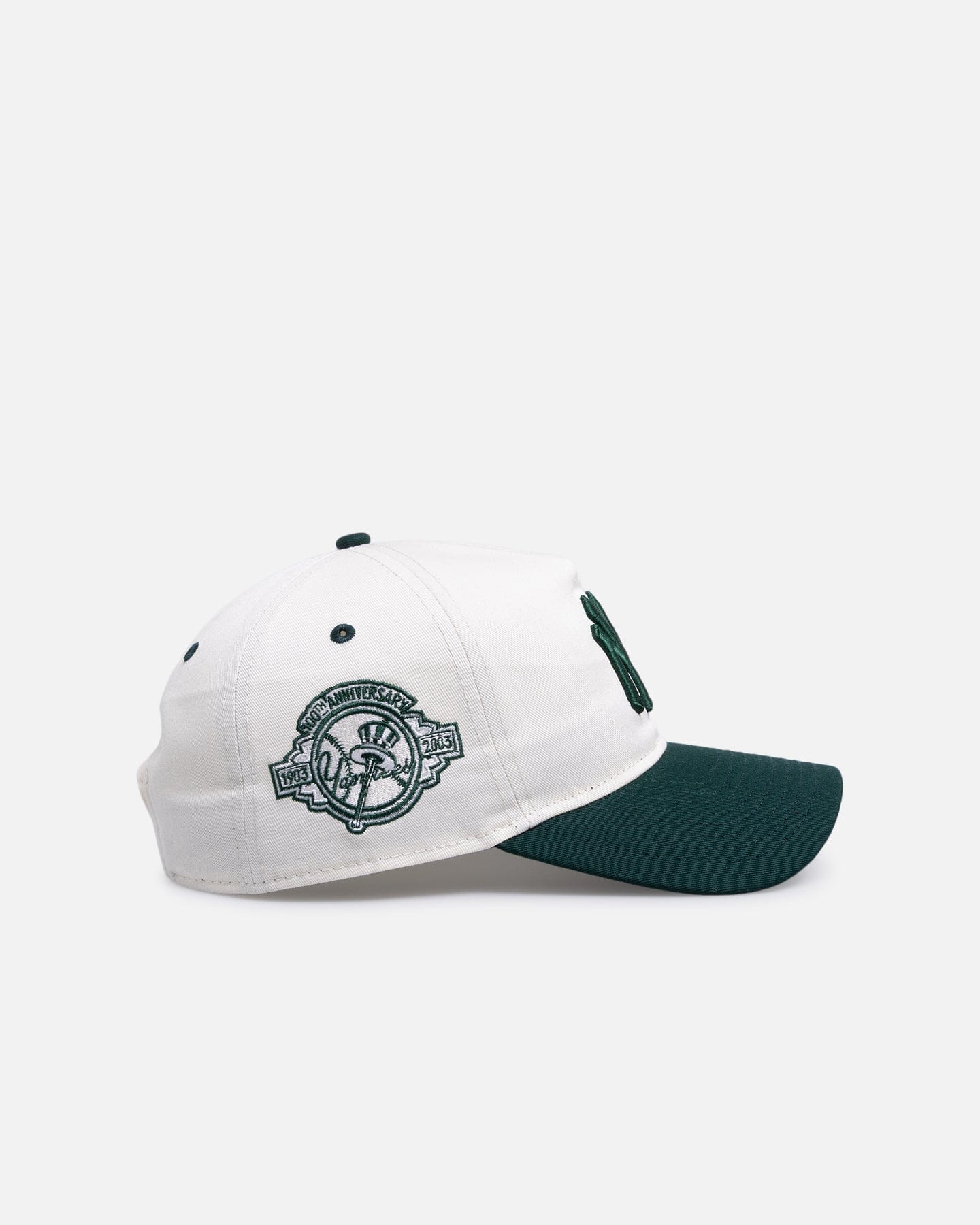 New Era New York Yankees Dark Green Chrome 9FORTY A - Frame Snapback White/Green