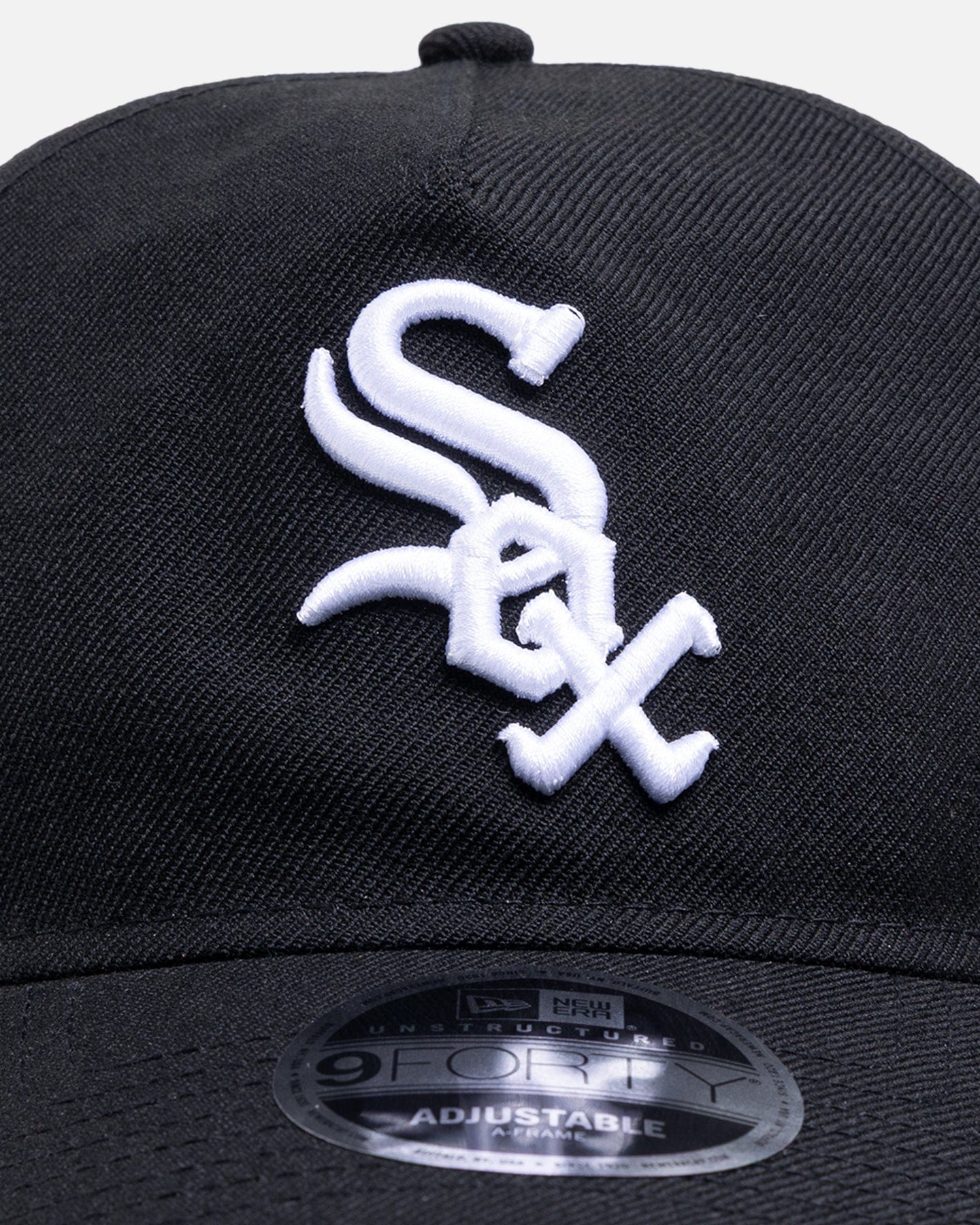 New Era Chicago White Sox Wool 9FORTY A - Frame Snapback Black