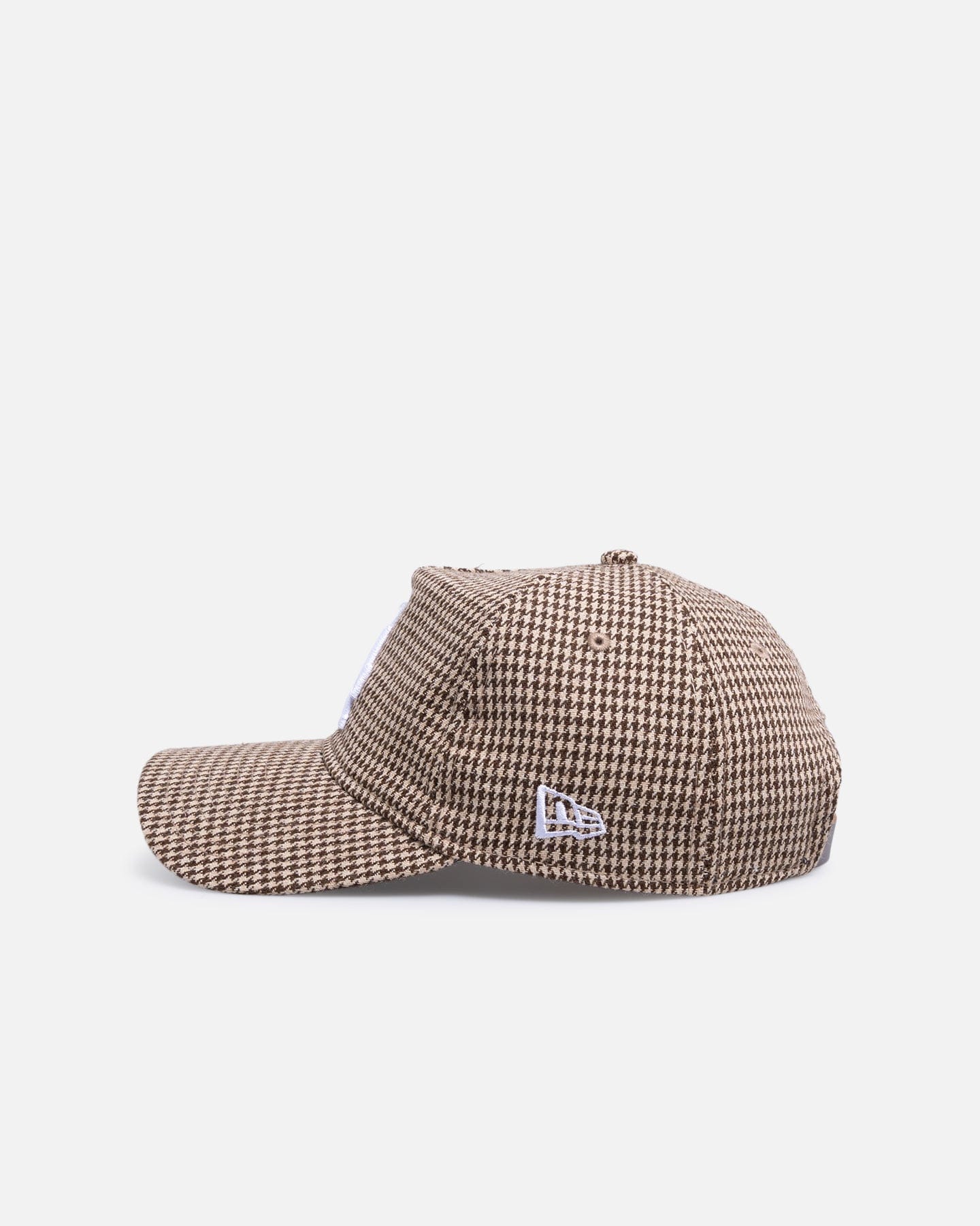 New Era Los Angeles Dodgers Houndstooth 9FORTY A - Frame Unstructured Strapback Brown