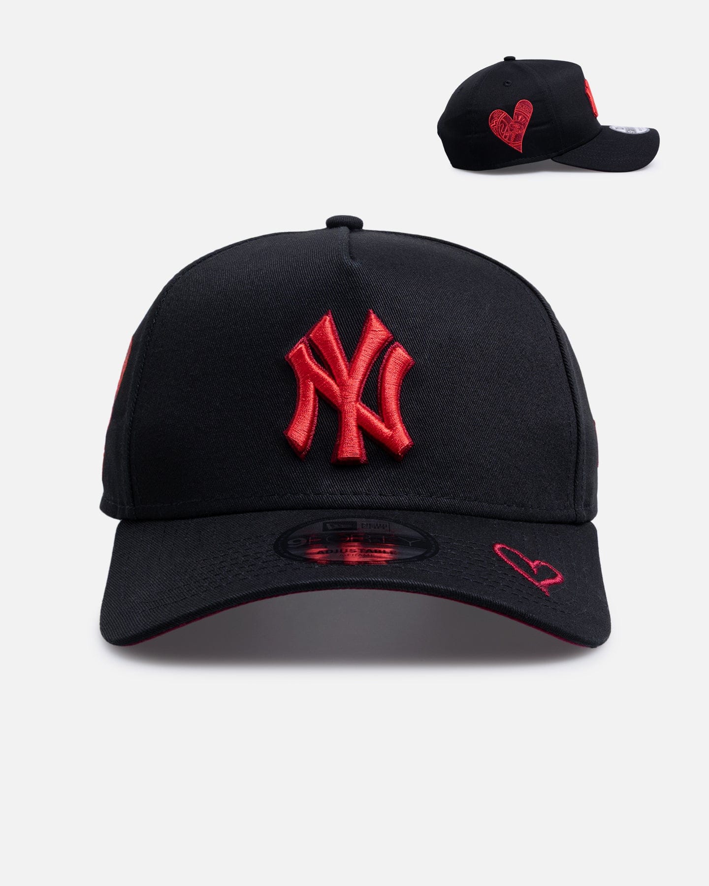 New Era New York Yankees Certified Lover Boy 9FORTY A - Frame Snapback Black/Cardinal