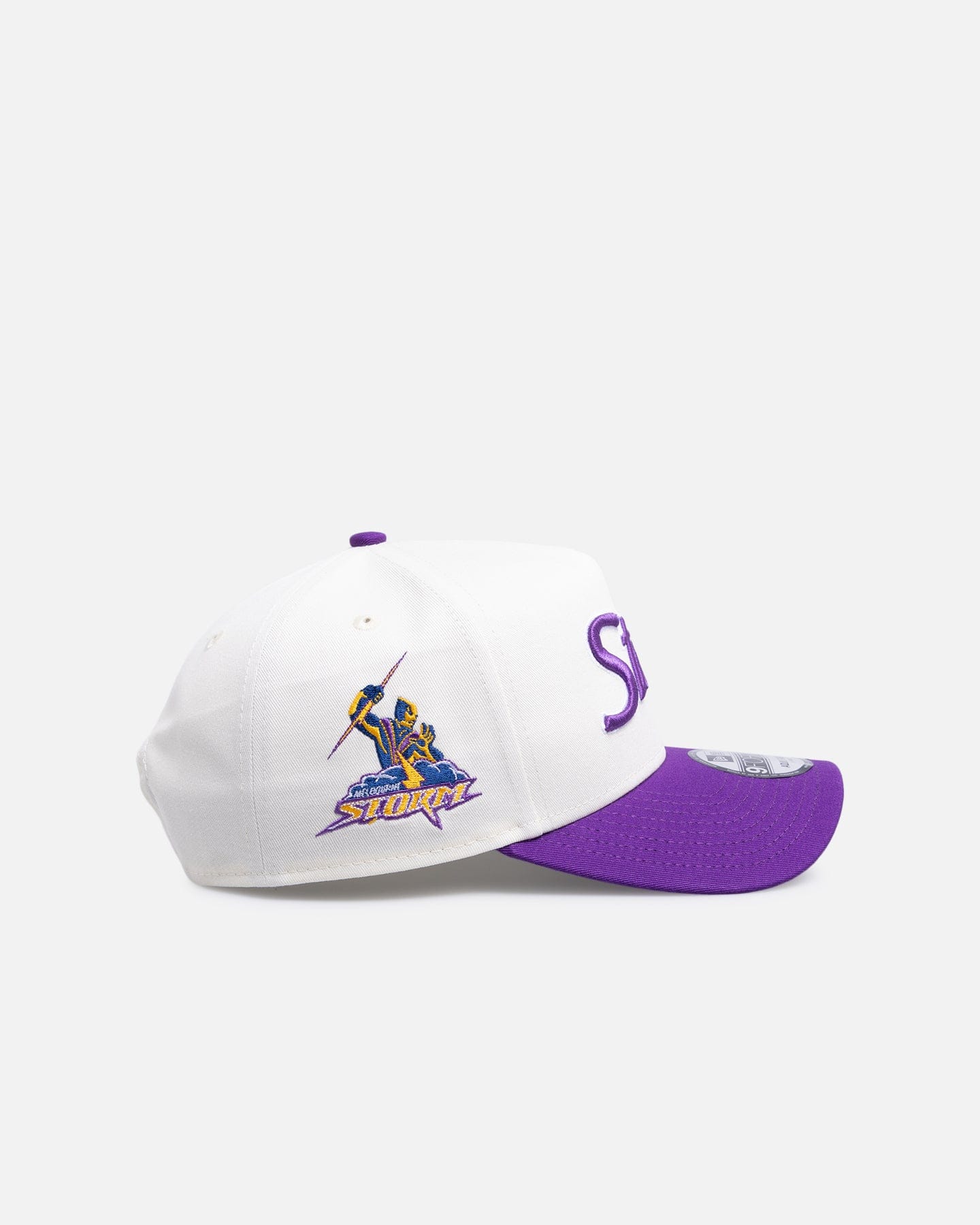 New Era Melbourne Storm Chrome Script 9FORTY A - Frame Snapback Official Team Colour