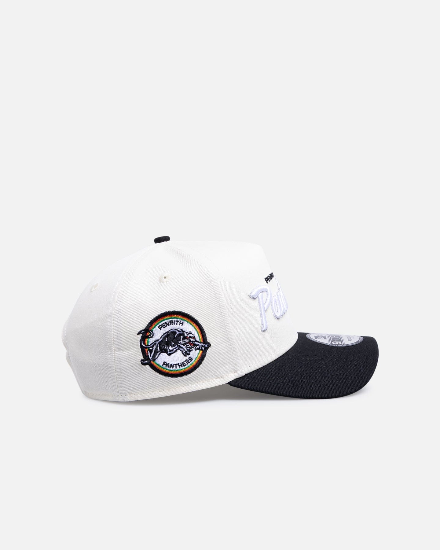 New Era Penrith Panthers Chrome Script 9FORTY A - Frame Snapback Official Team Colour