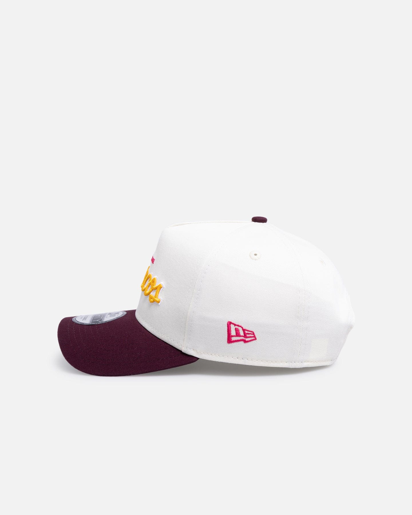 New Era Brisbane Broncos Chrome Script 9FORTY A - Frame Snapback Official Team Colour