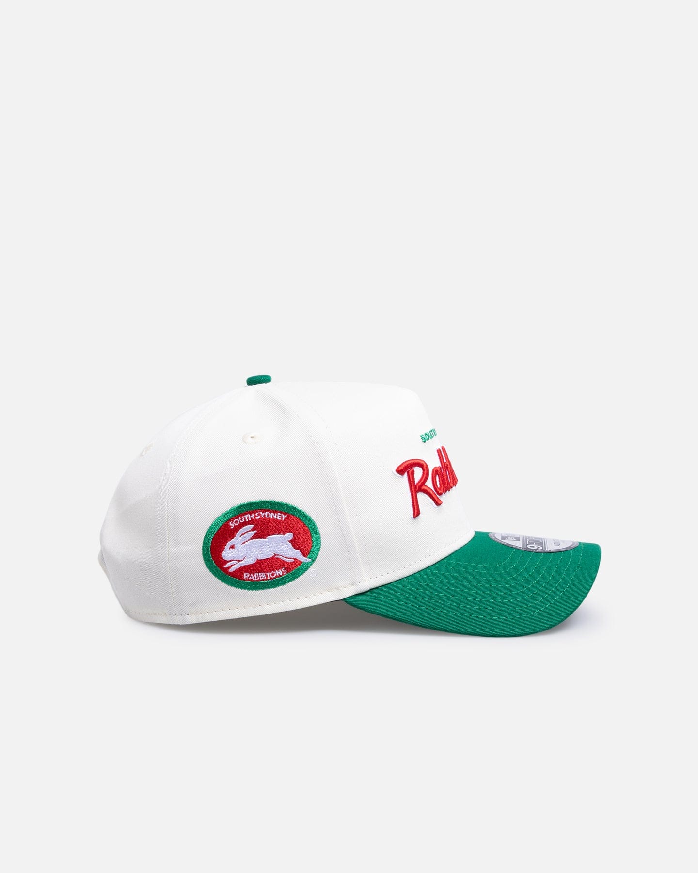 New Era South Sydney Rabbitohs Chrome Script 9FORTY A - Frame Snapback Official Team Colour