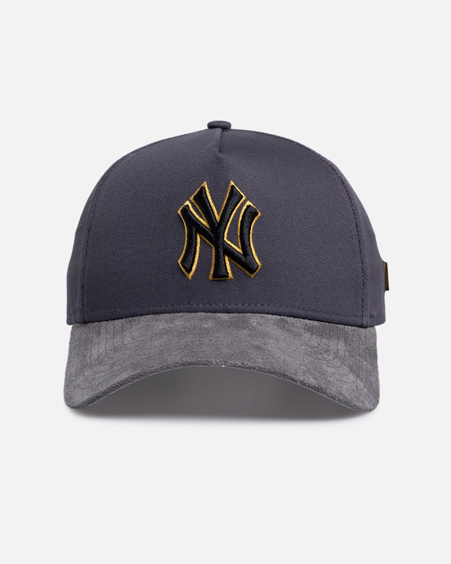 New Era New York Yankees Suede Visor 9FORTY A - Frame Snapback Graphite