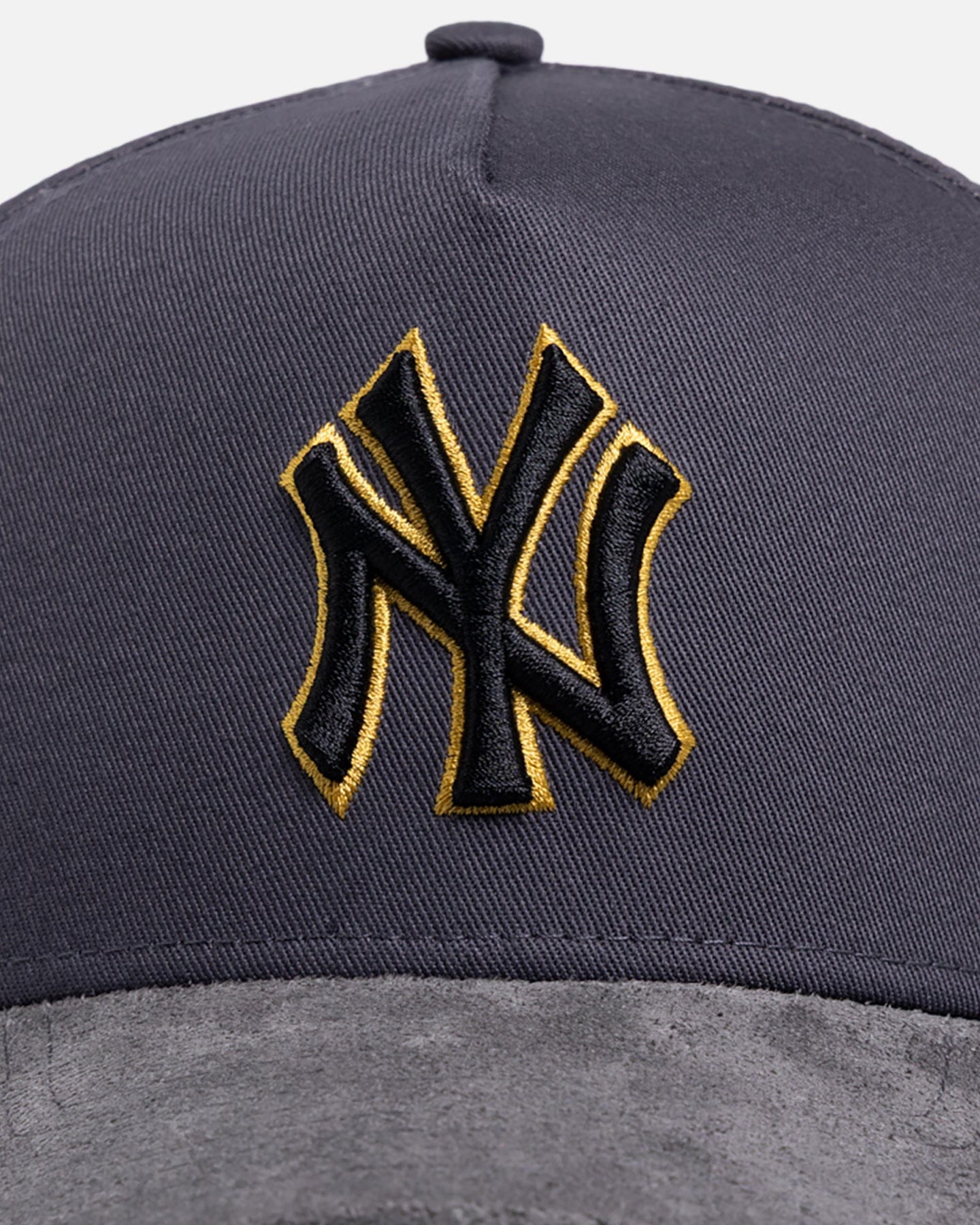 New Era New York Yankees Suede Visor 9FORTY A - Frame Snapback Graphite