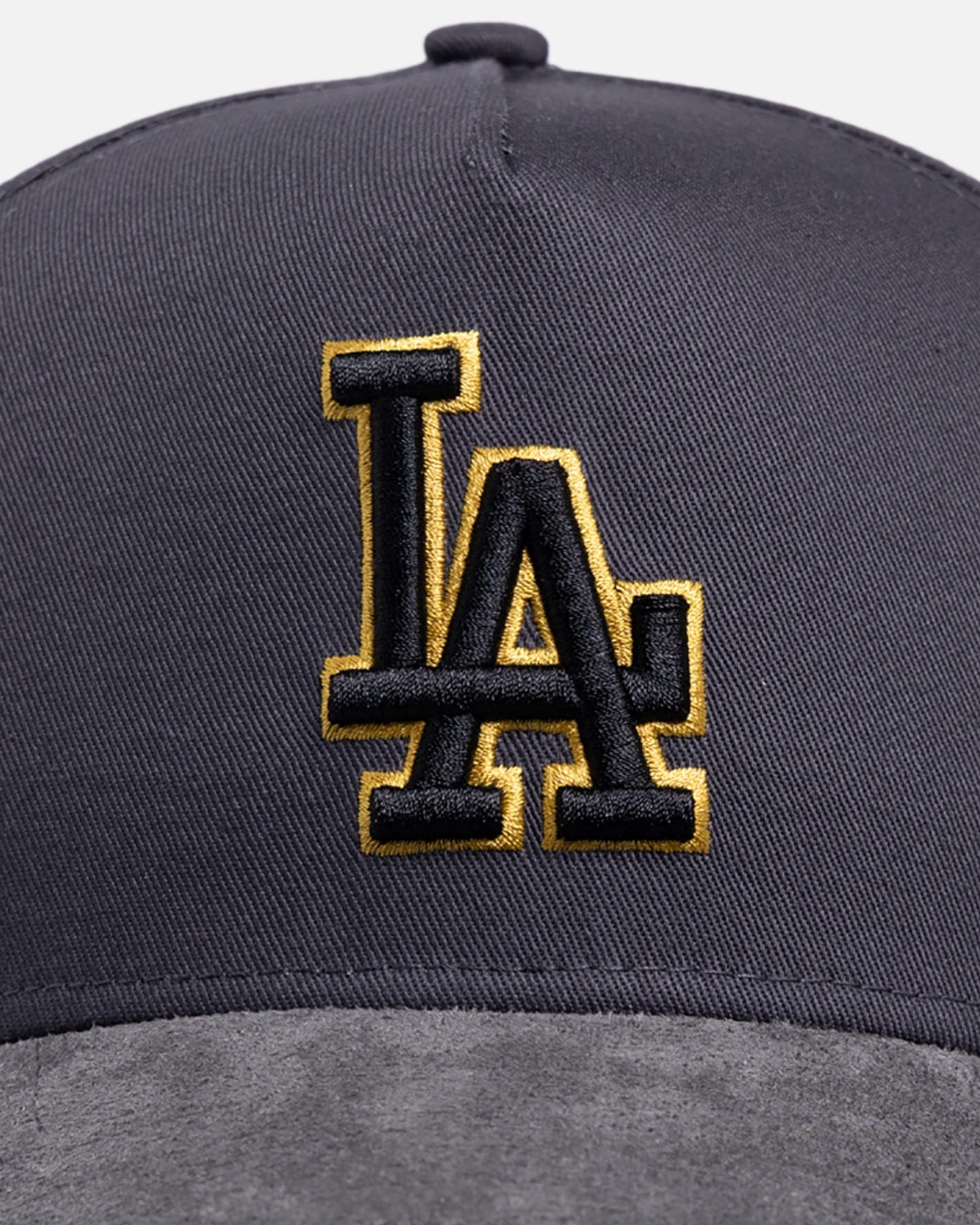 New Era Los Angeles Dodgers Suede Visor 9FORTY A - Frame Snapback Graphite