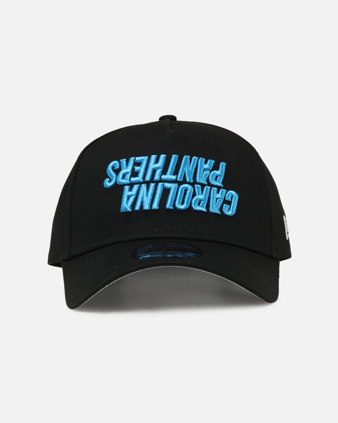 New Era Carolina Panthers Upside Down Logo 9FORTY A - Frame Snapback Black