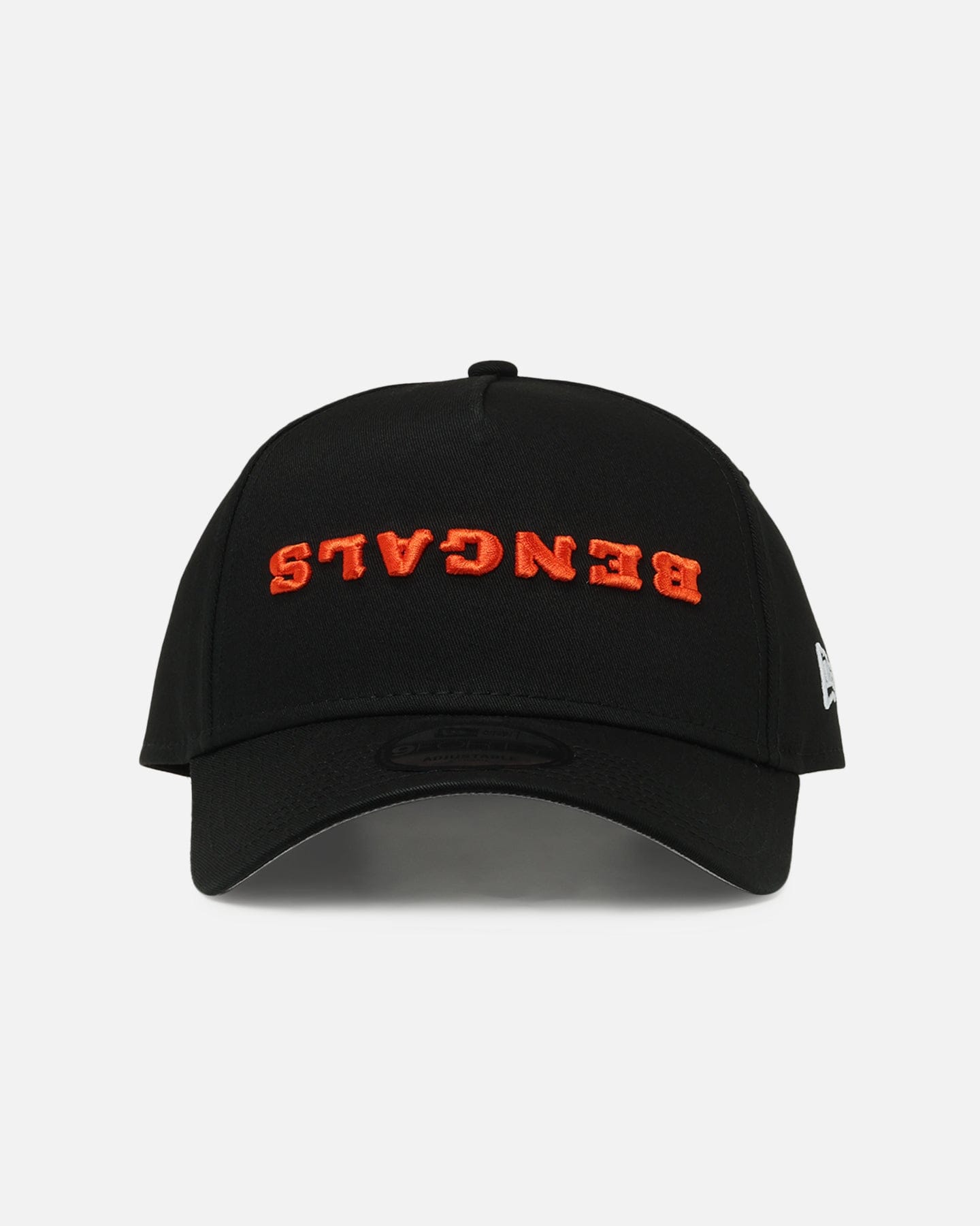 New Era Cincinnati Bengals Upside Down Logo 9FORTY A - Frame Snapback Black