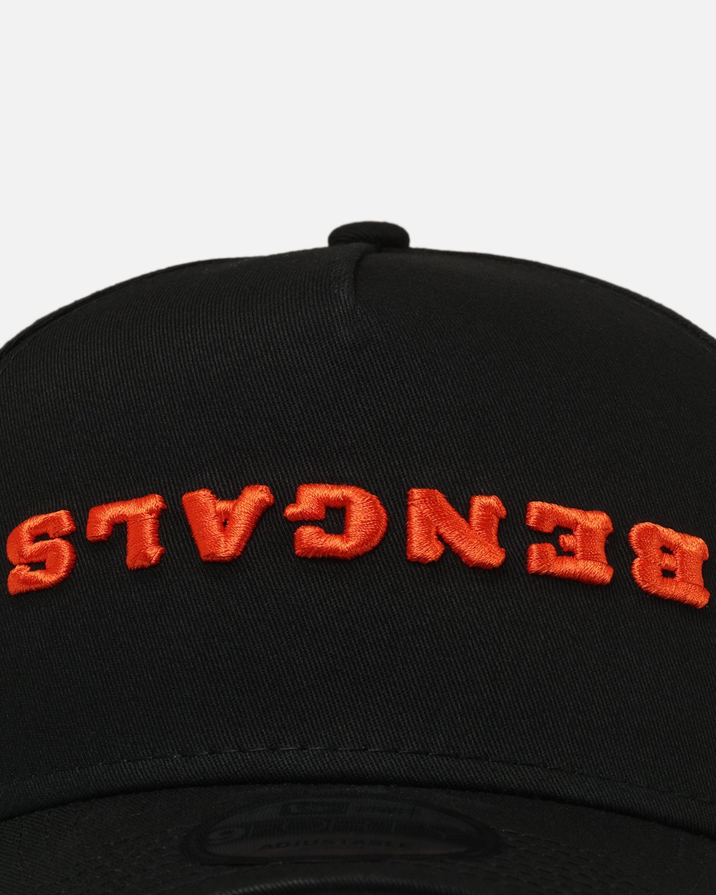 New Era Cincinnati Bengals Upside Down Logo 9FORTY A - Frame Snapback Black