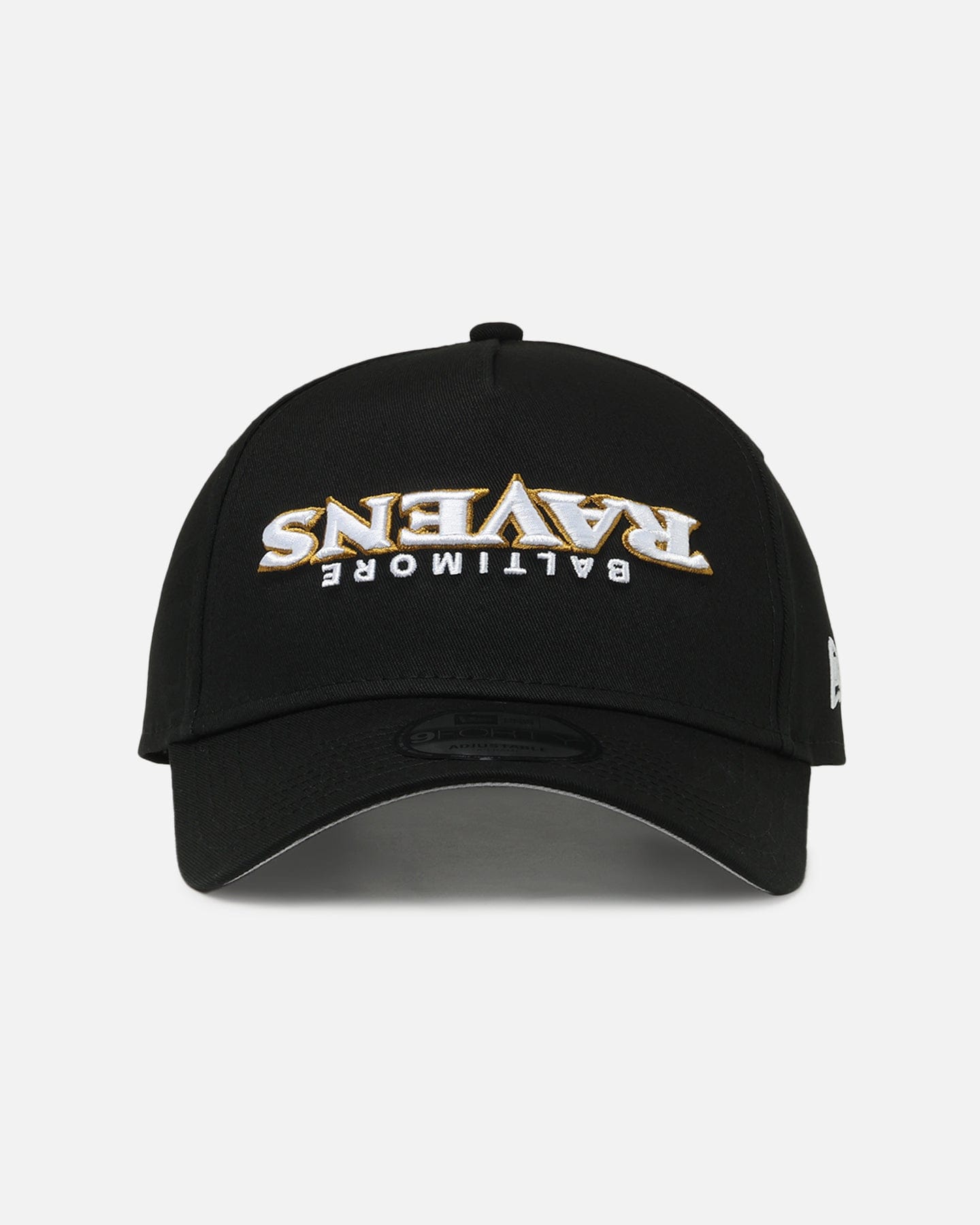 New Era Baltimore Ravens Upside Down Logo 9FORTY A - Frame Snapback Black