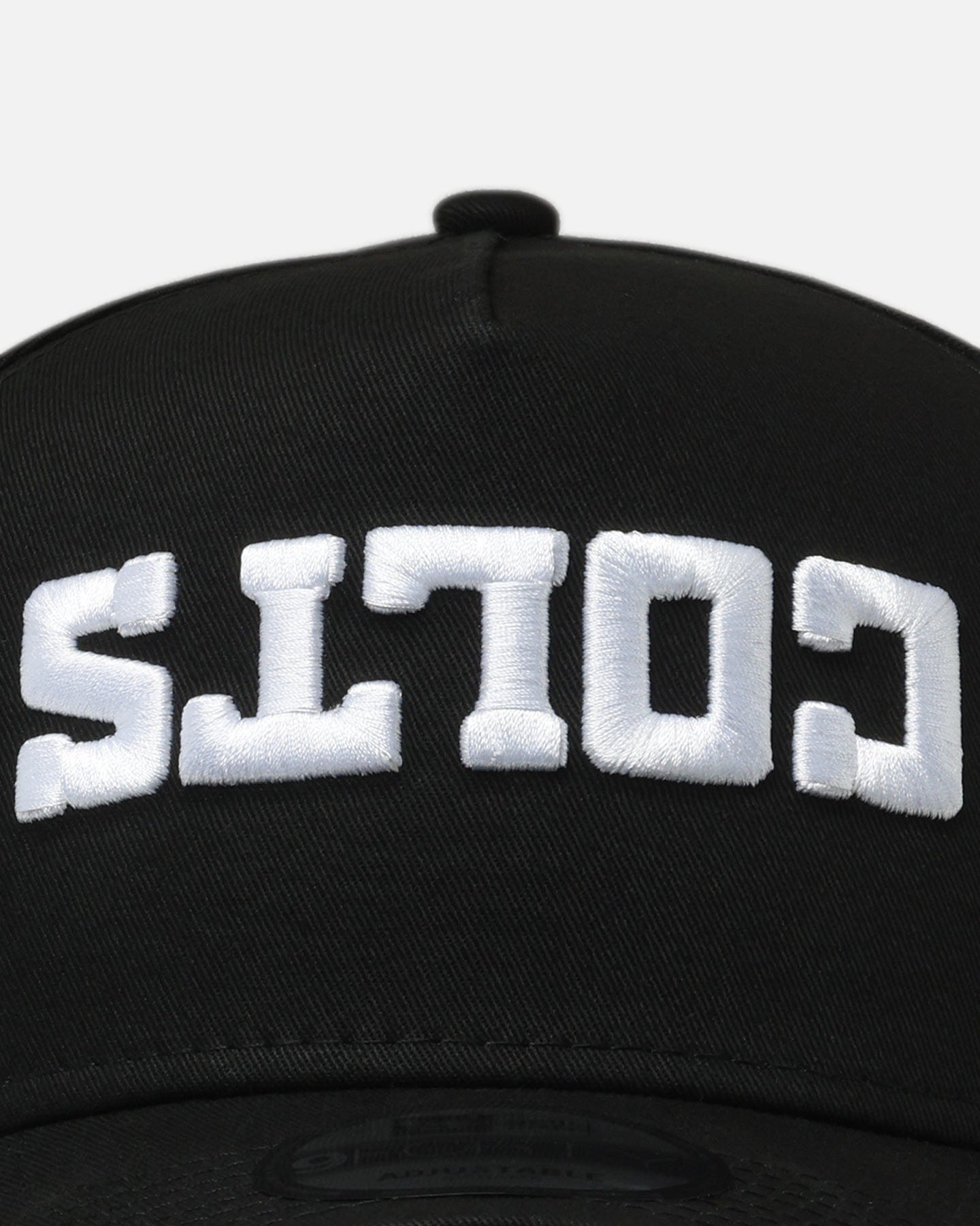 New Era Indianapolis Colts Upside Down Logo 9FORTY A - Frame Snapback Black