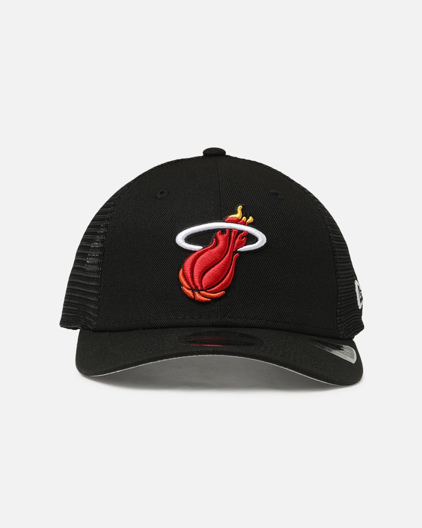 New Era Miami Heat HWC 9SEVENTY Trucker Stretch Snapback Black