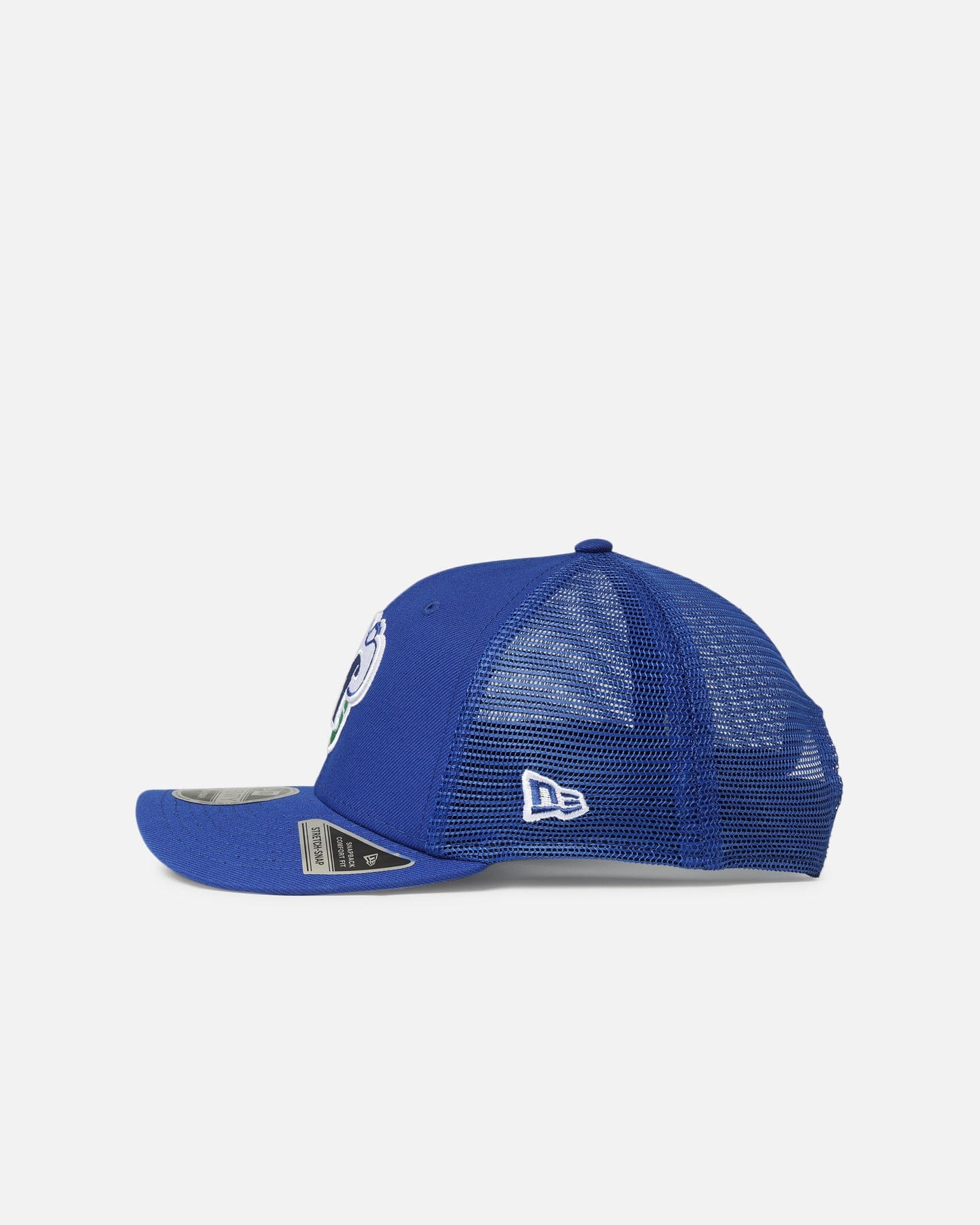 New Era Dallas Mavericks HWC 9SEVENTY Trucker Stretch Snapback Medium Blue