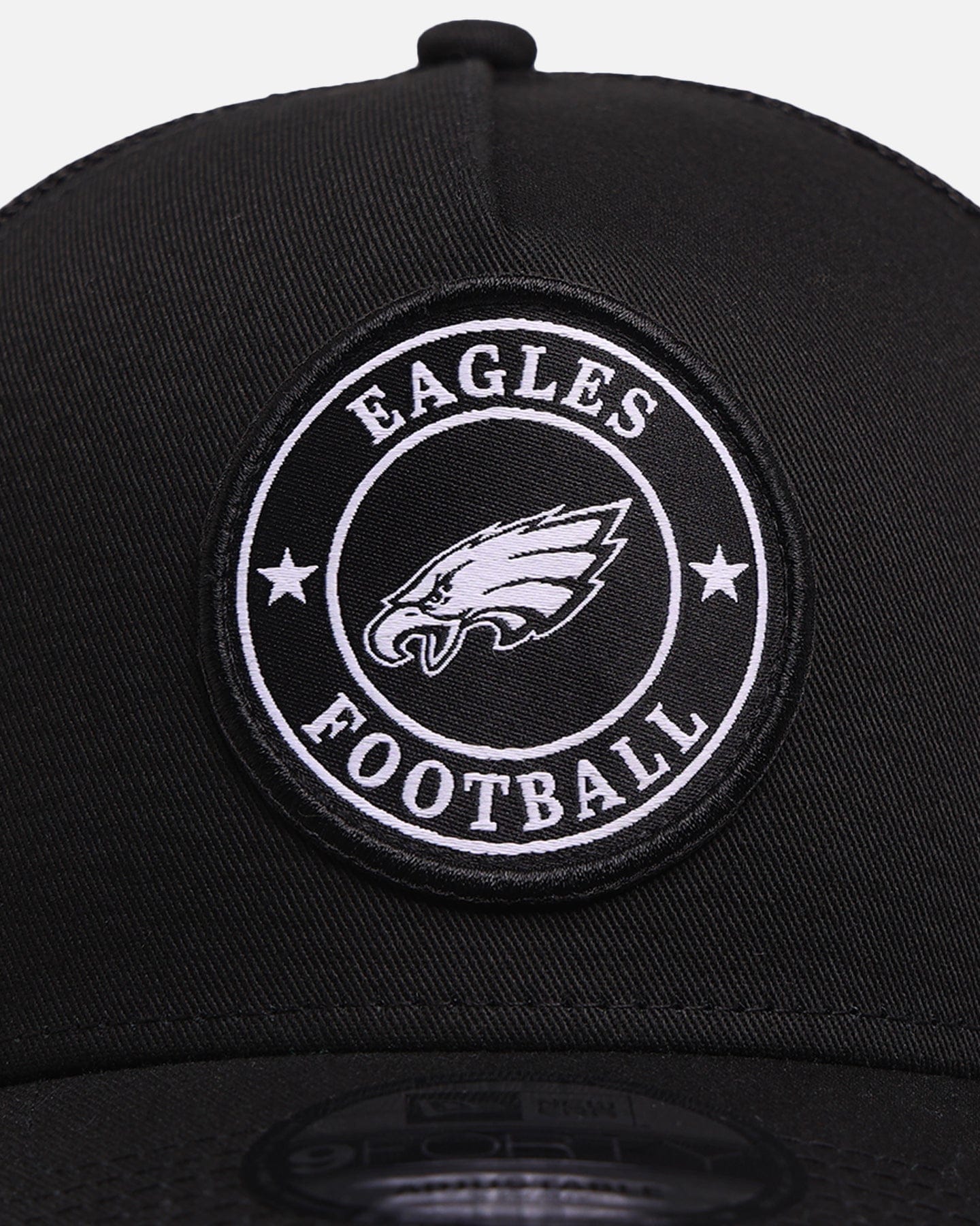 New Era Philadelphia Eagles Stripe 9FORTY A - Frame Trucker Snapback Black/White