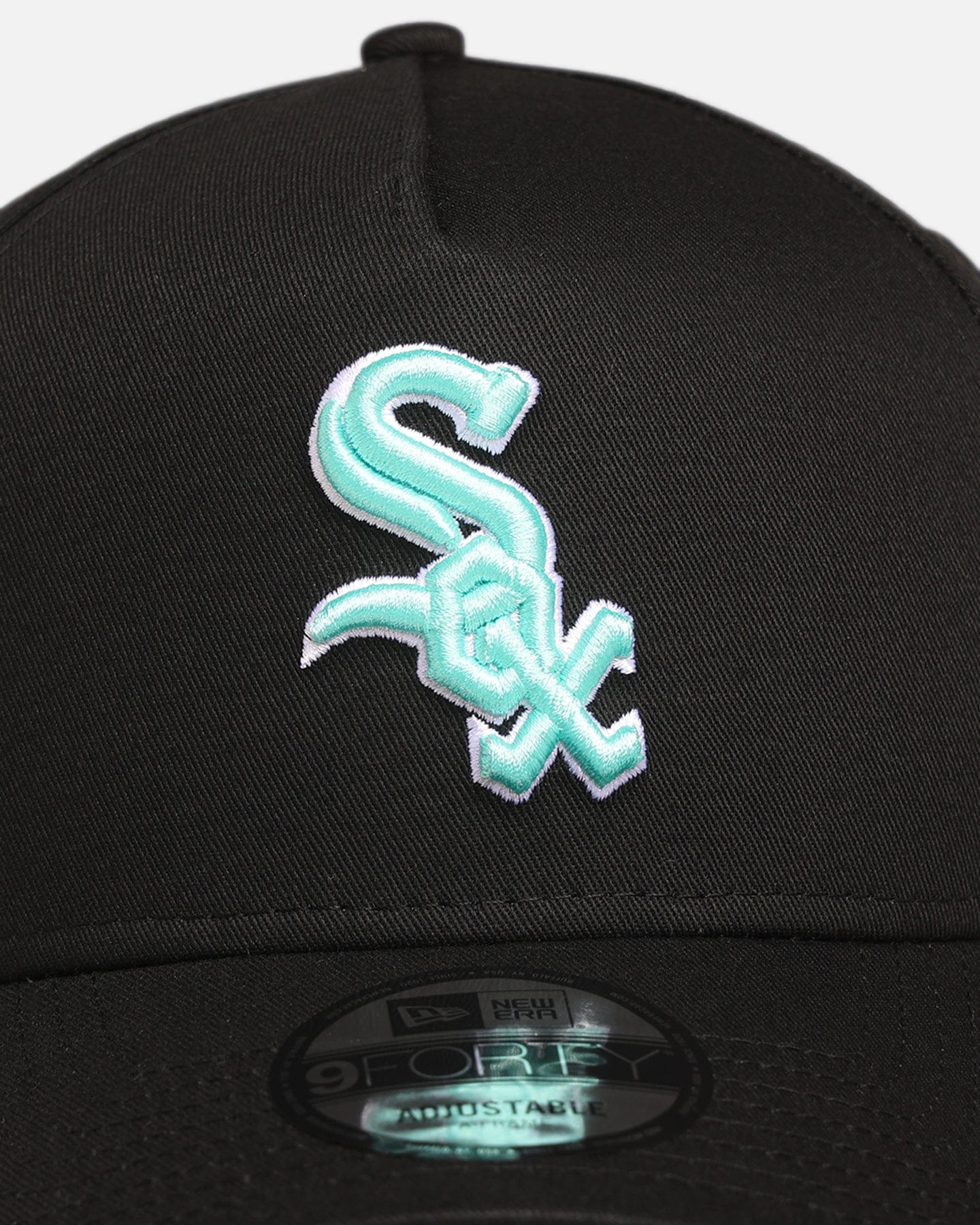 New Era Chicago White Sox Black Aqua 9FORTY A - Frame Snapback Black/Aqua
