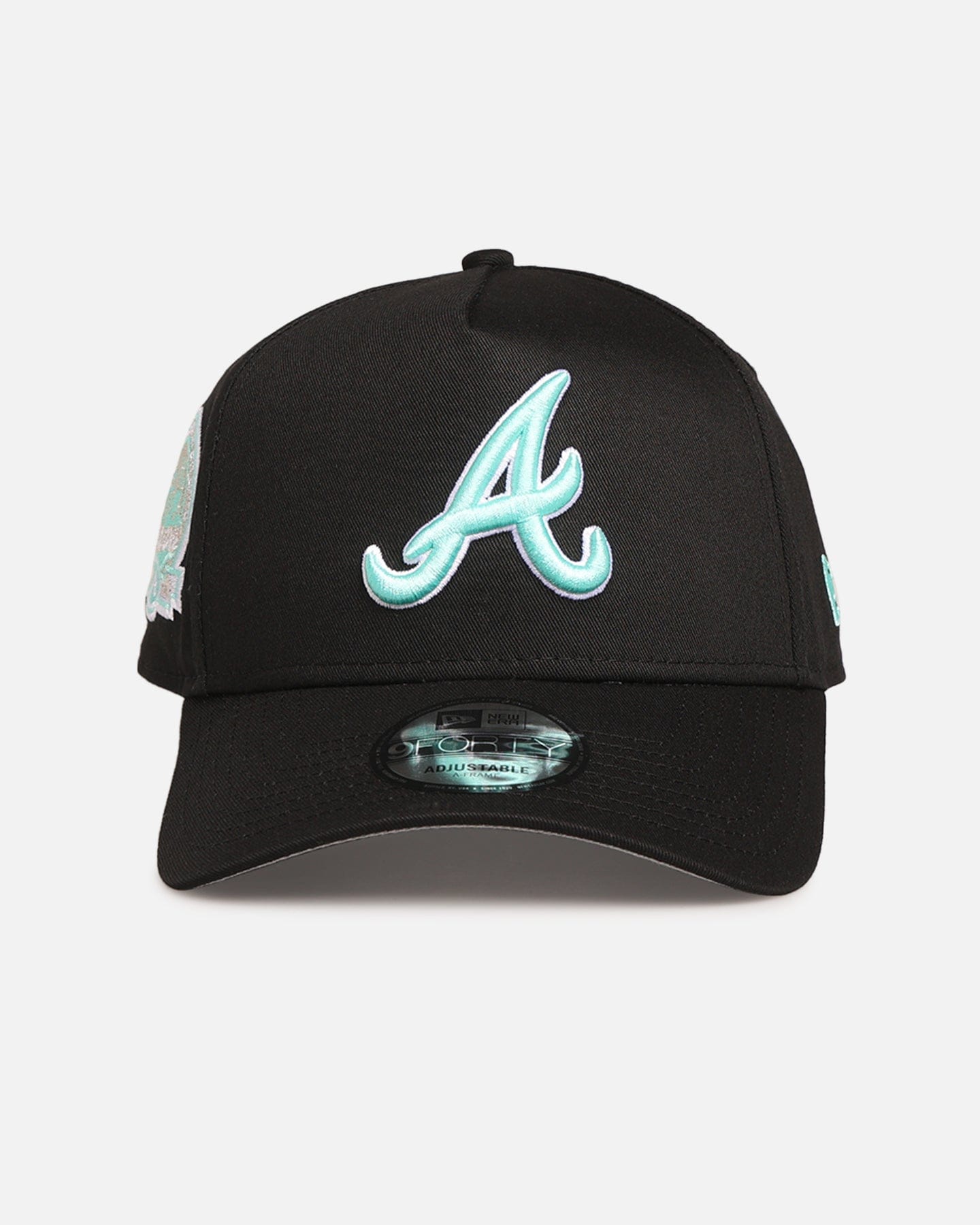 New Era Atlanta Braves Black Aqua 9FORTY A - Frame Snapback Black/Aqua