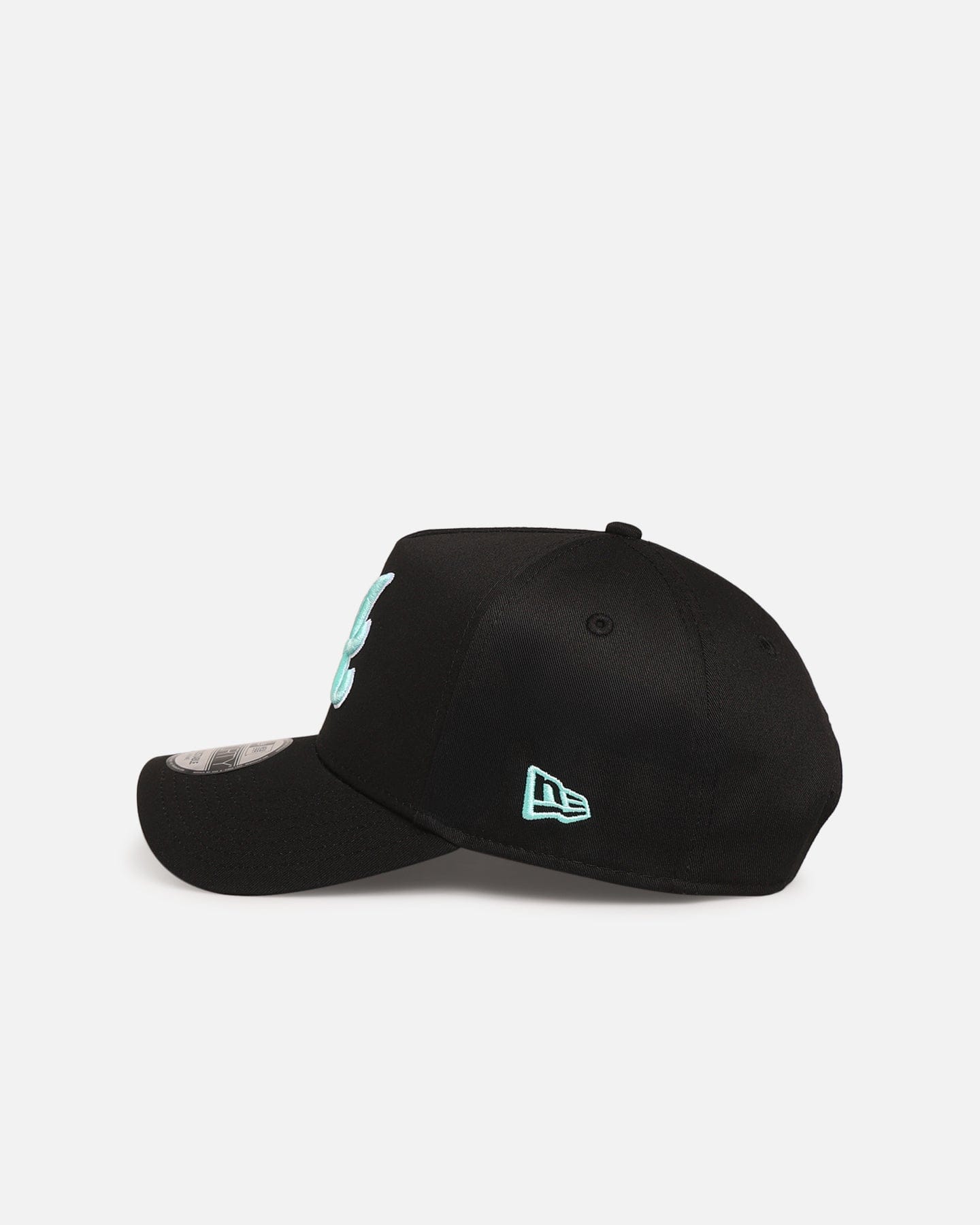 New Era Atlanta Braves Black Aqua 9FORTY A - Frame Snapback Black/Aqua